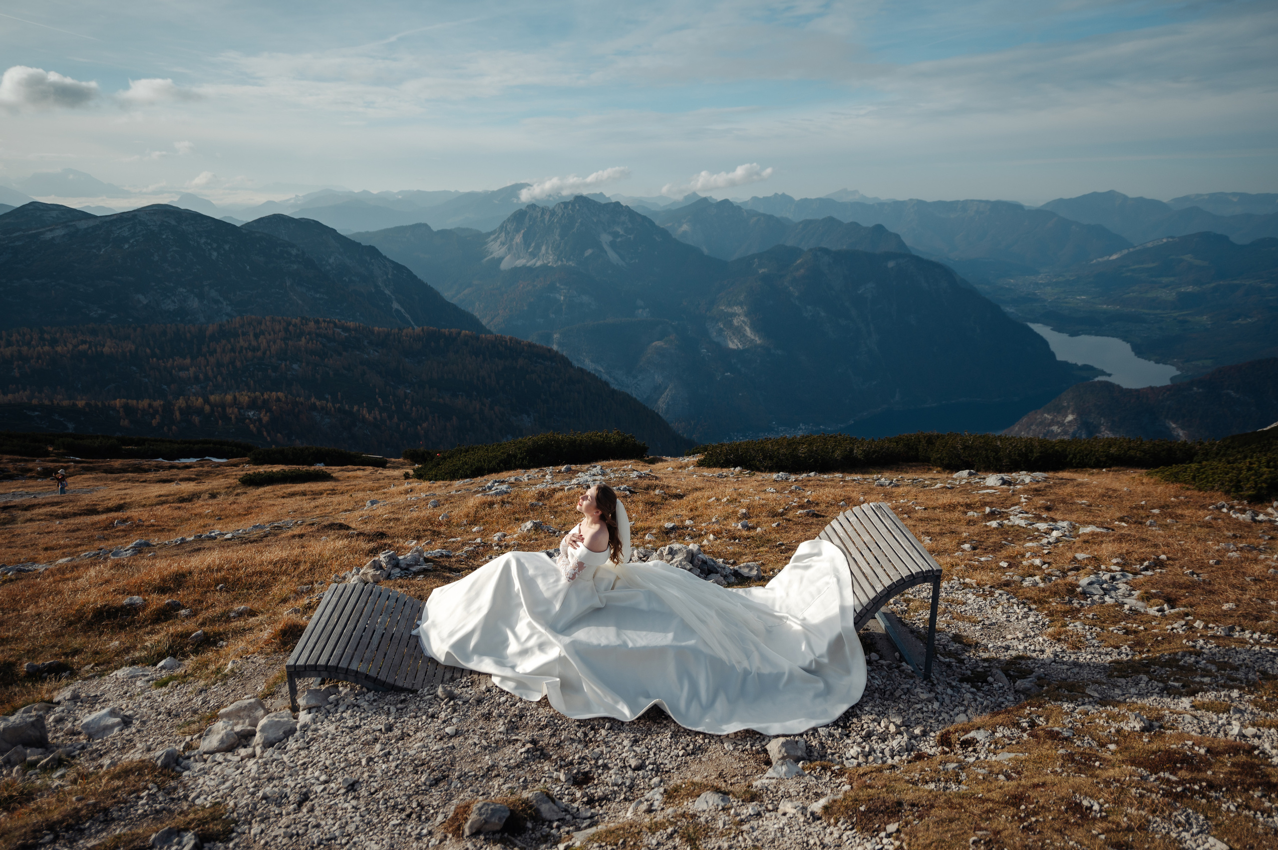 After Wedding shooting in Hallstatt, Austria