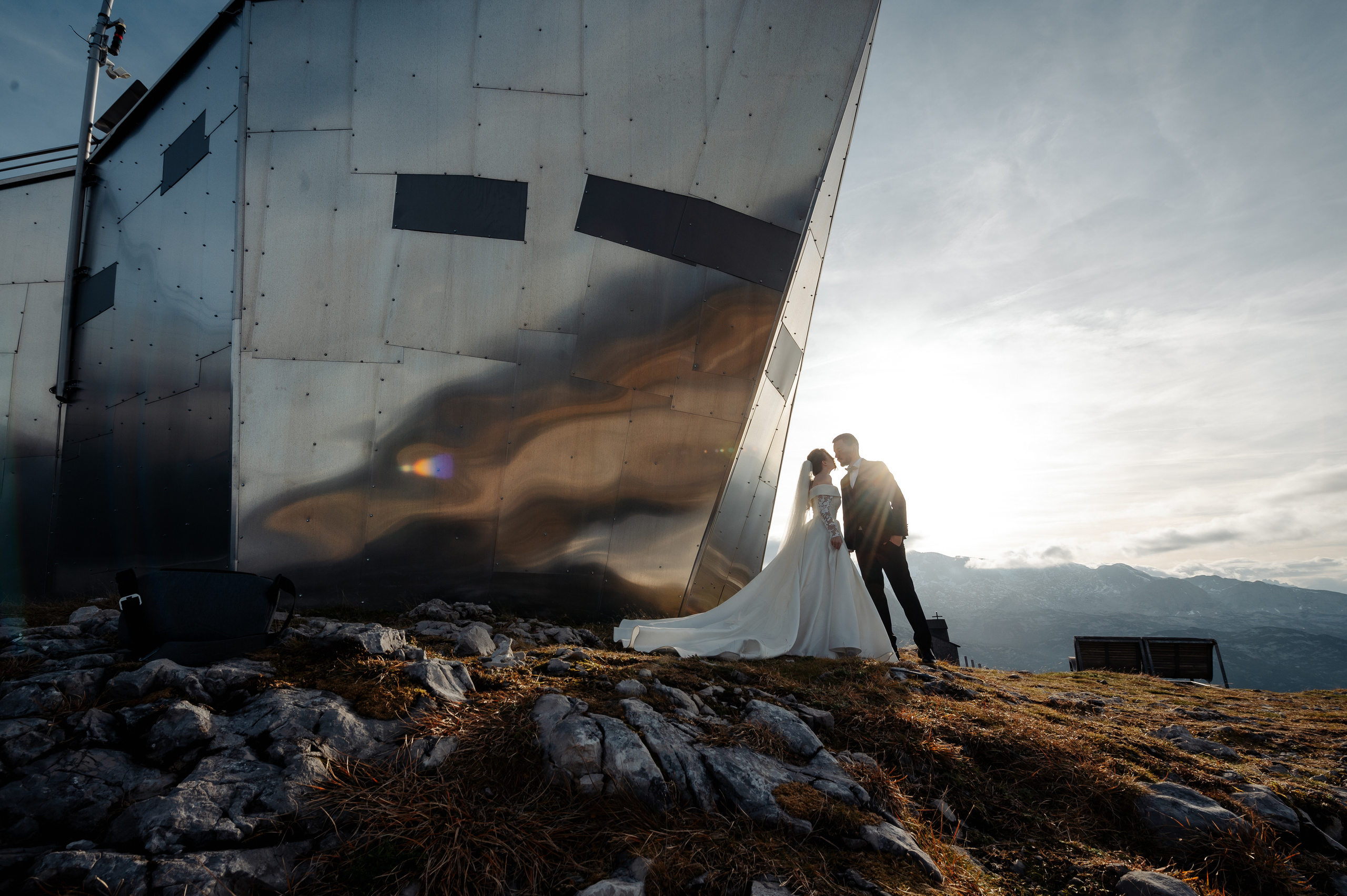 After Wedding shooting in Hallstatt, Austria