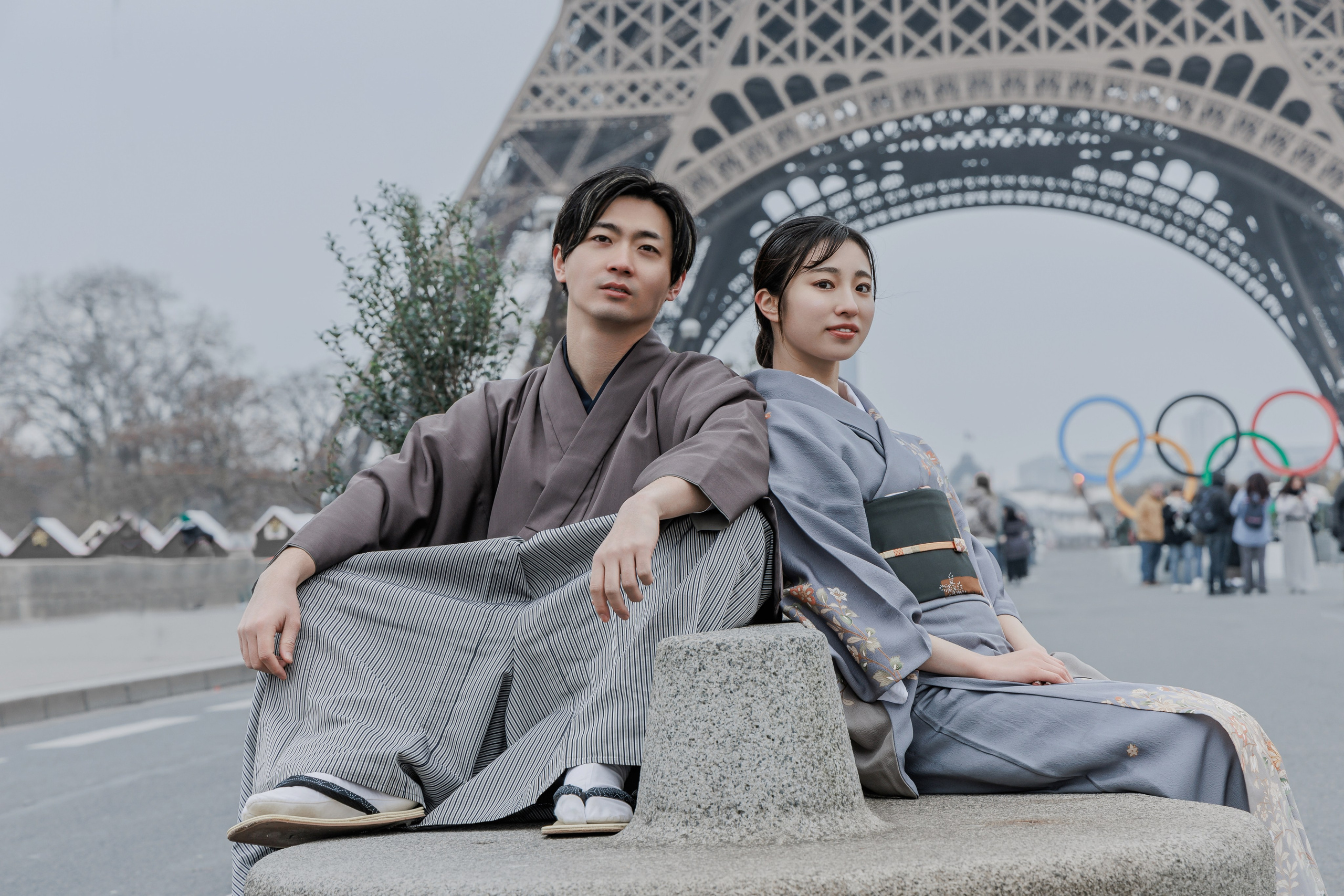 When Cinema Inspires Photography: A Parisian Love Story with Japanese Elegance. Photographe à Paris