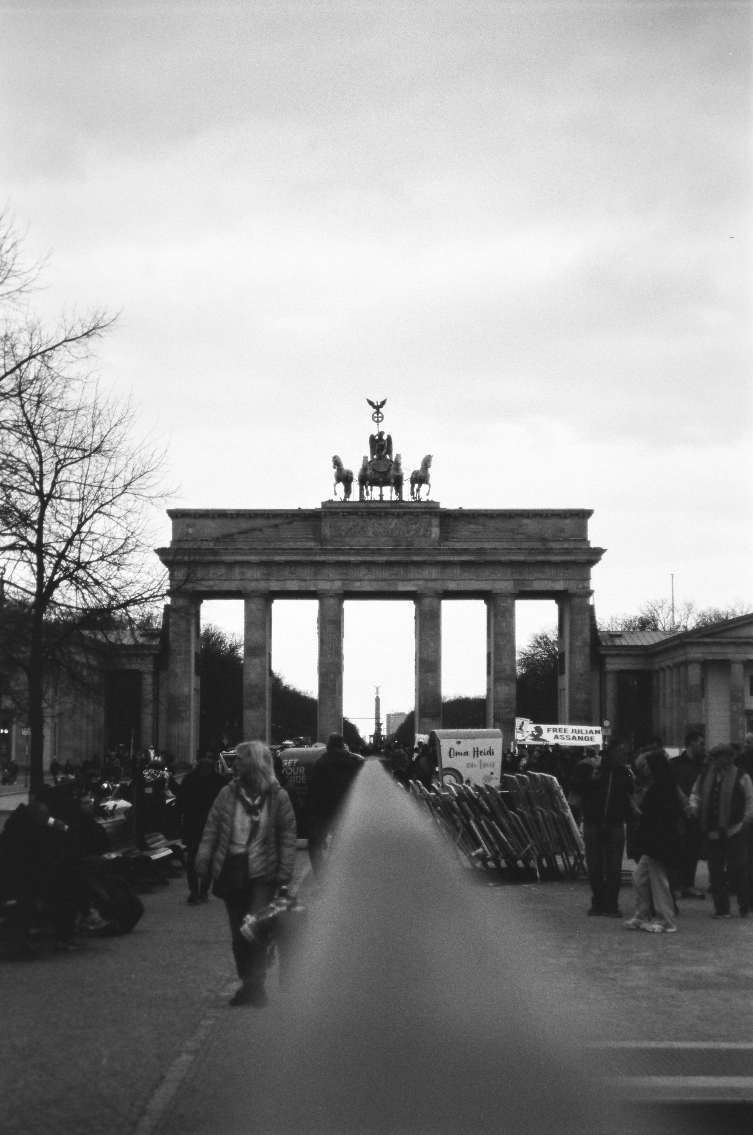 The Streets of Berlin in B&W