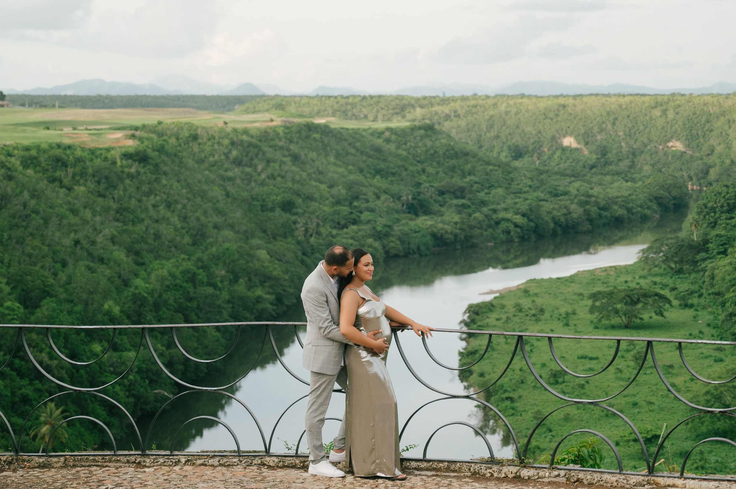 Cinthia and Jose at Altos de Chavon