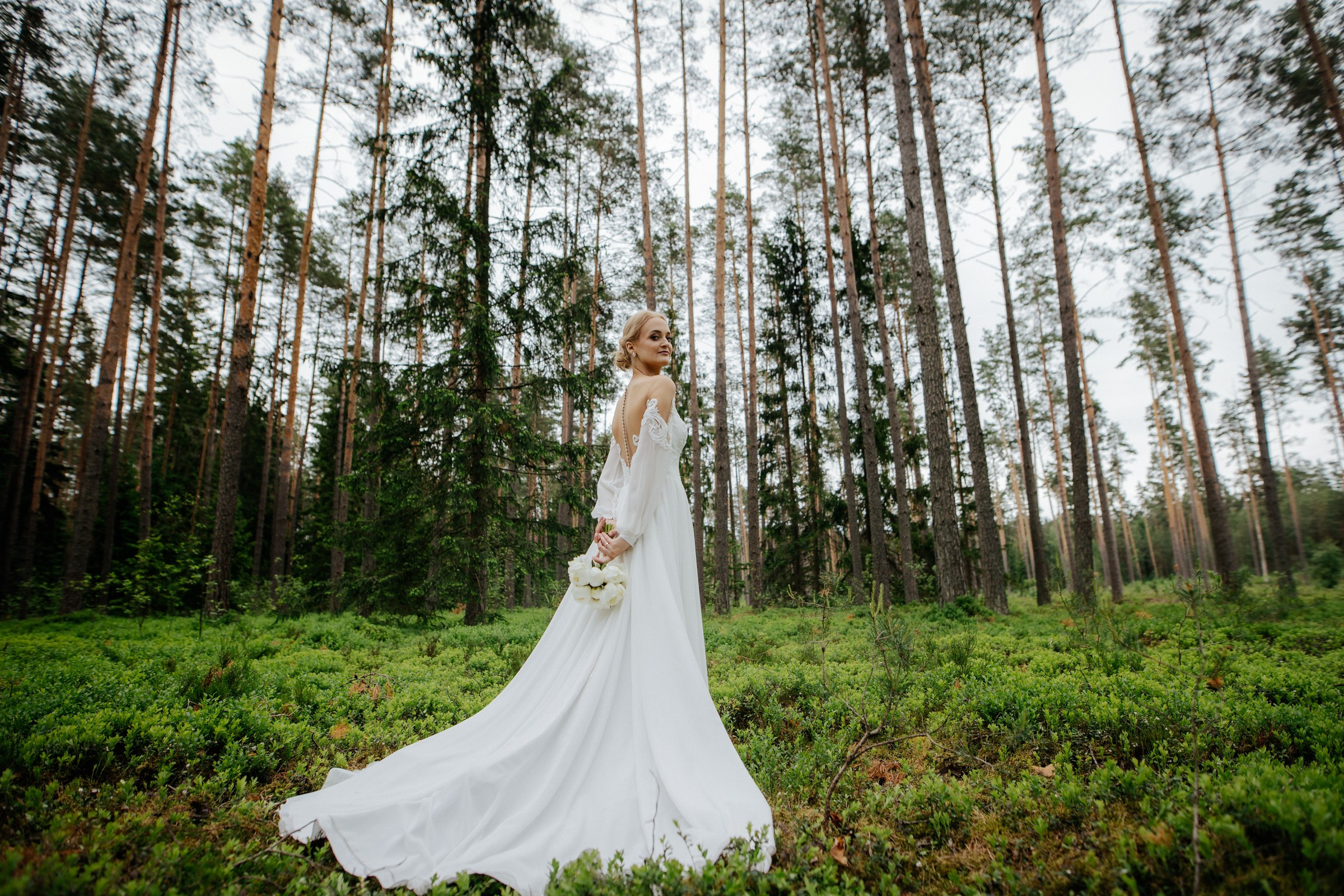 Vestuvinė fotosesija Kazlų Rūdos miškuose