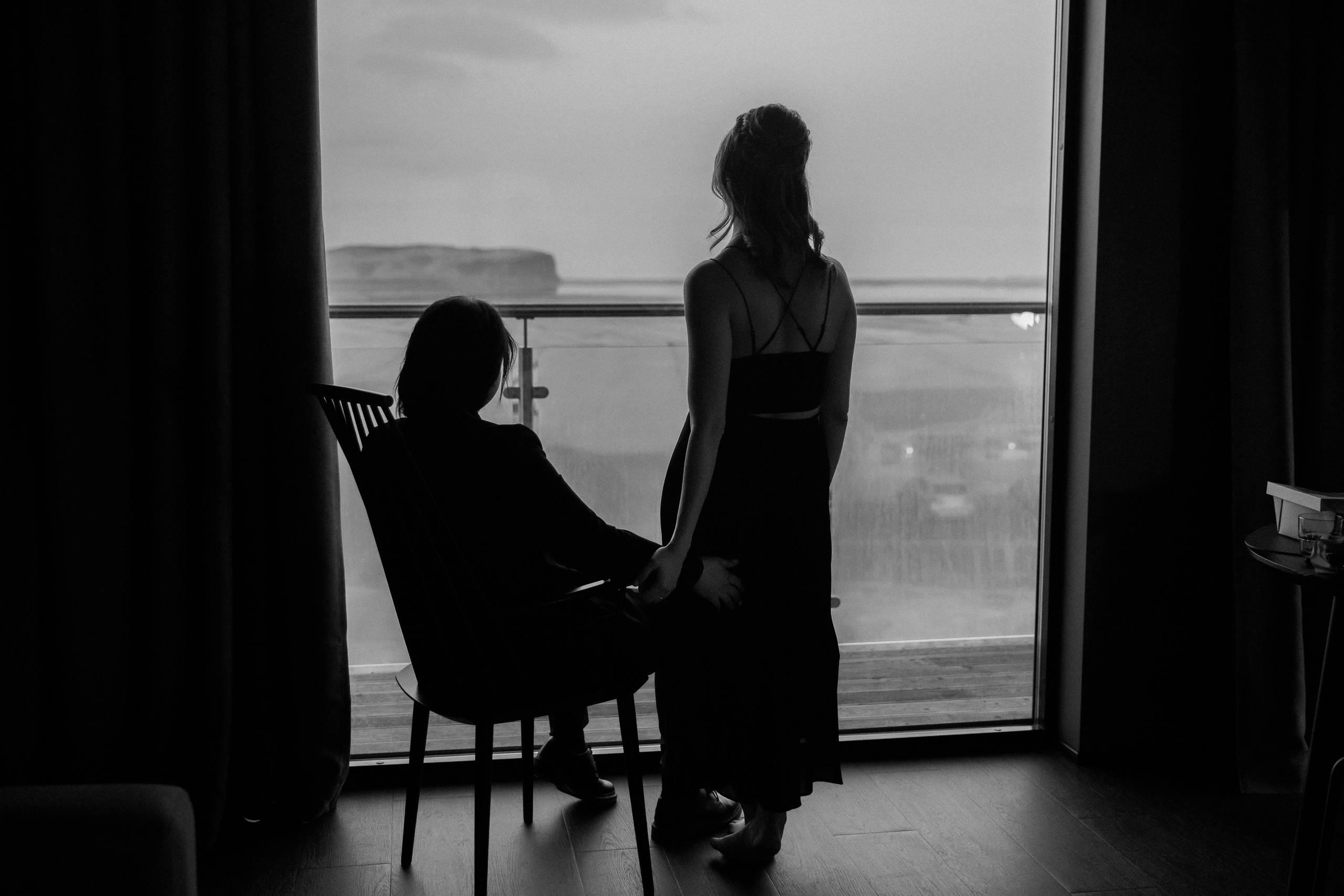 Same Sex Wedding at Iceland Black Sand Beach. Iceland elopement photographer & videographer