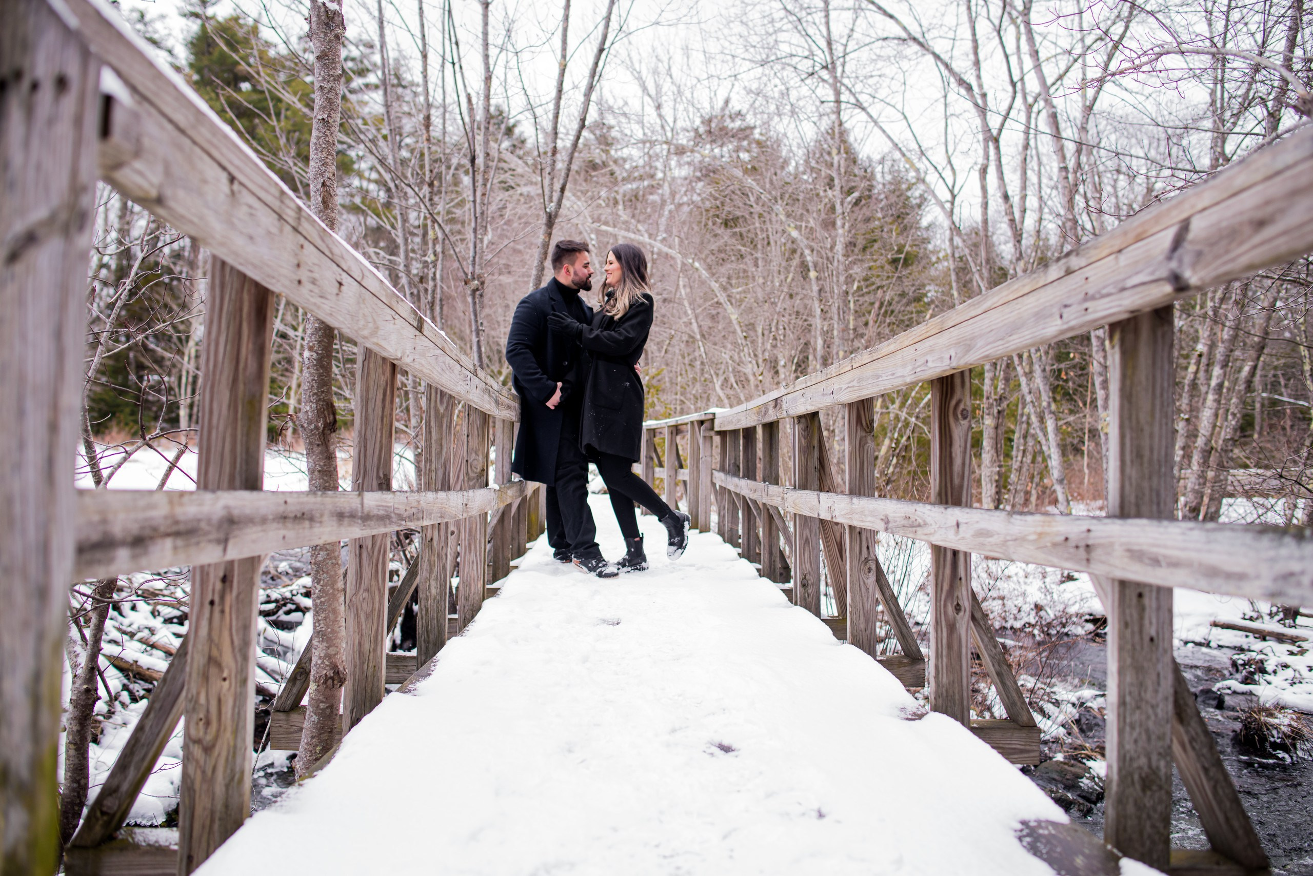 A Love Story in the Snow: Photo Shoot and Surprise Proposal. Wedding photographer in Orlando, Boston & New York Anderson Marques