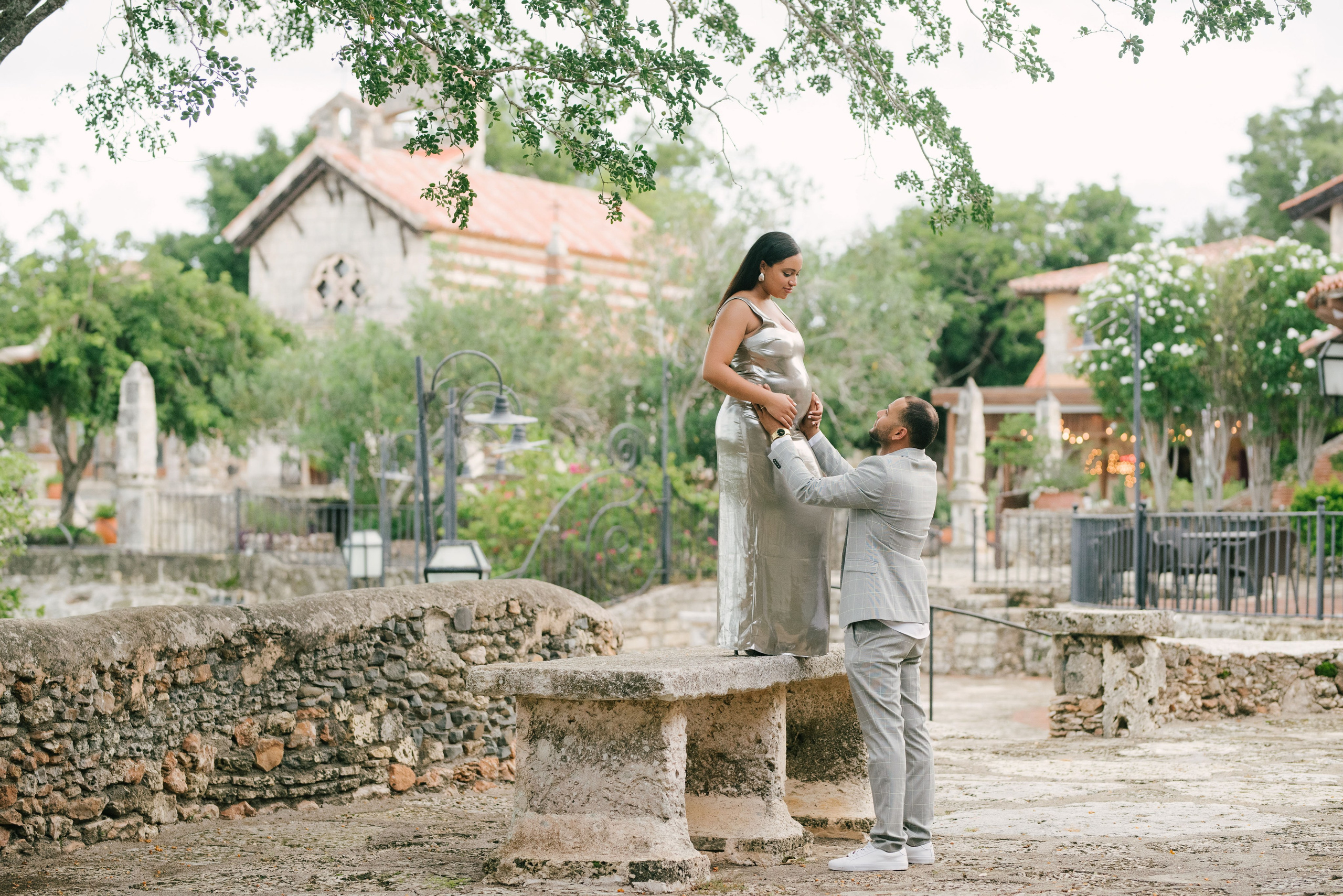 Cinthia and Jose at Altos de Chavon