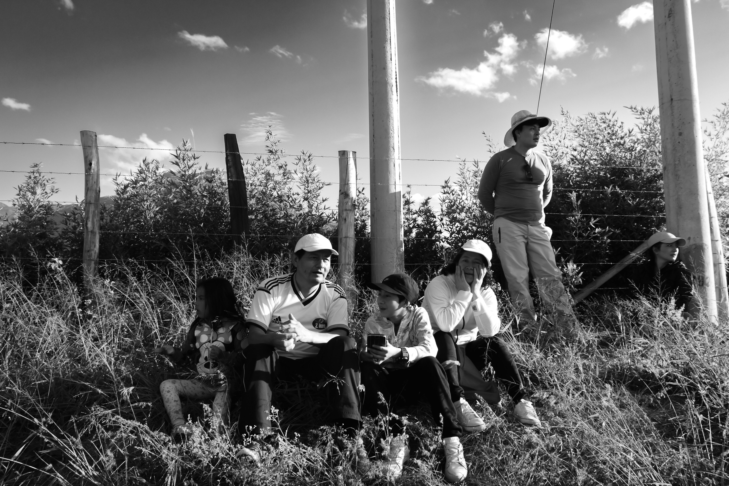 Familia en peregrinación. San Pedro de la Bendita, Loja. ©2019