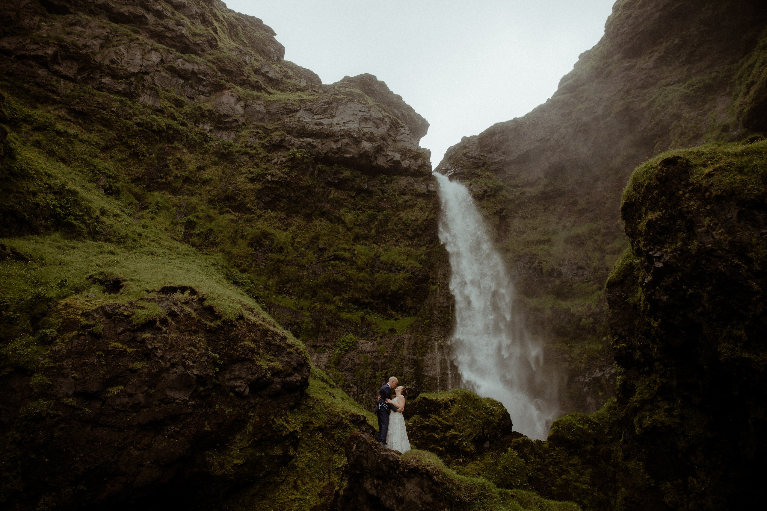 Iceland Elopement at Black Sand Beach. Iceland elopement photographer & videographer
