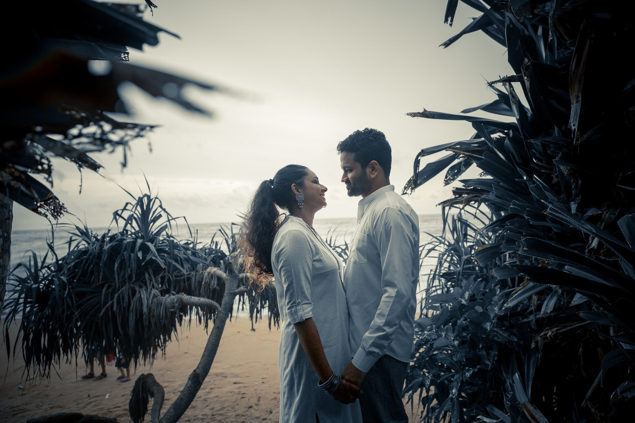 Post wedding portraits at Mount Lavinia, Sri Lanka