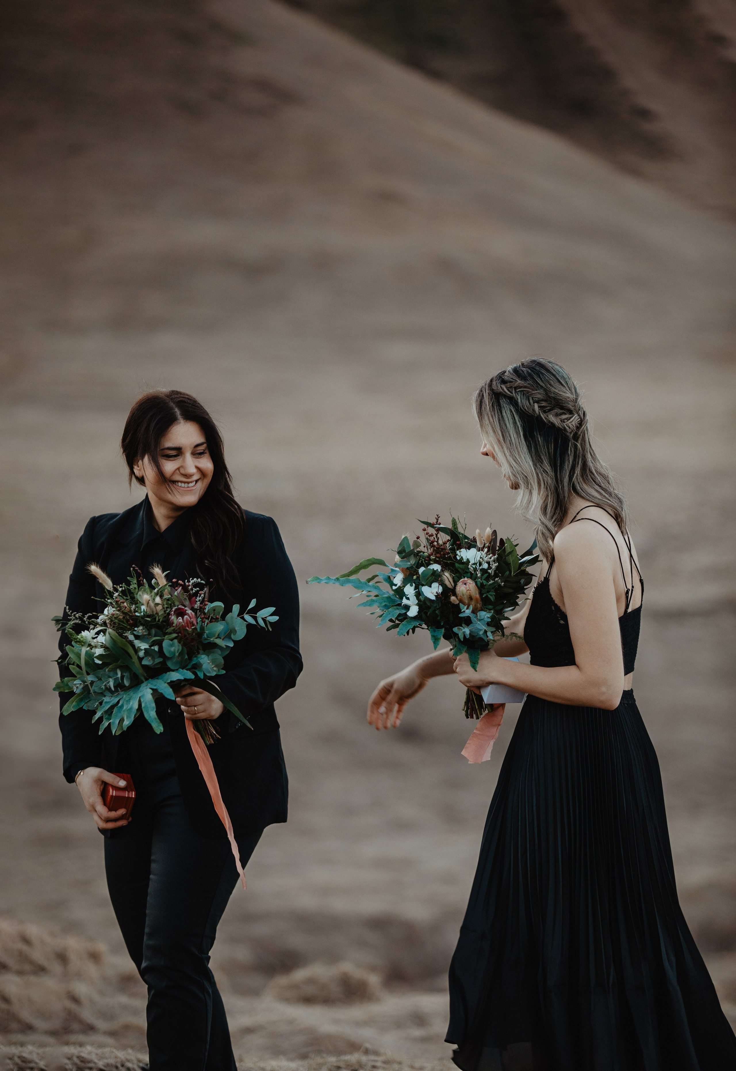 Same Sex Wedding at Iceland Black Sand Beach. Iceland elopement photographer & videographer