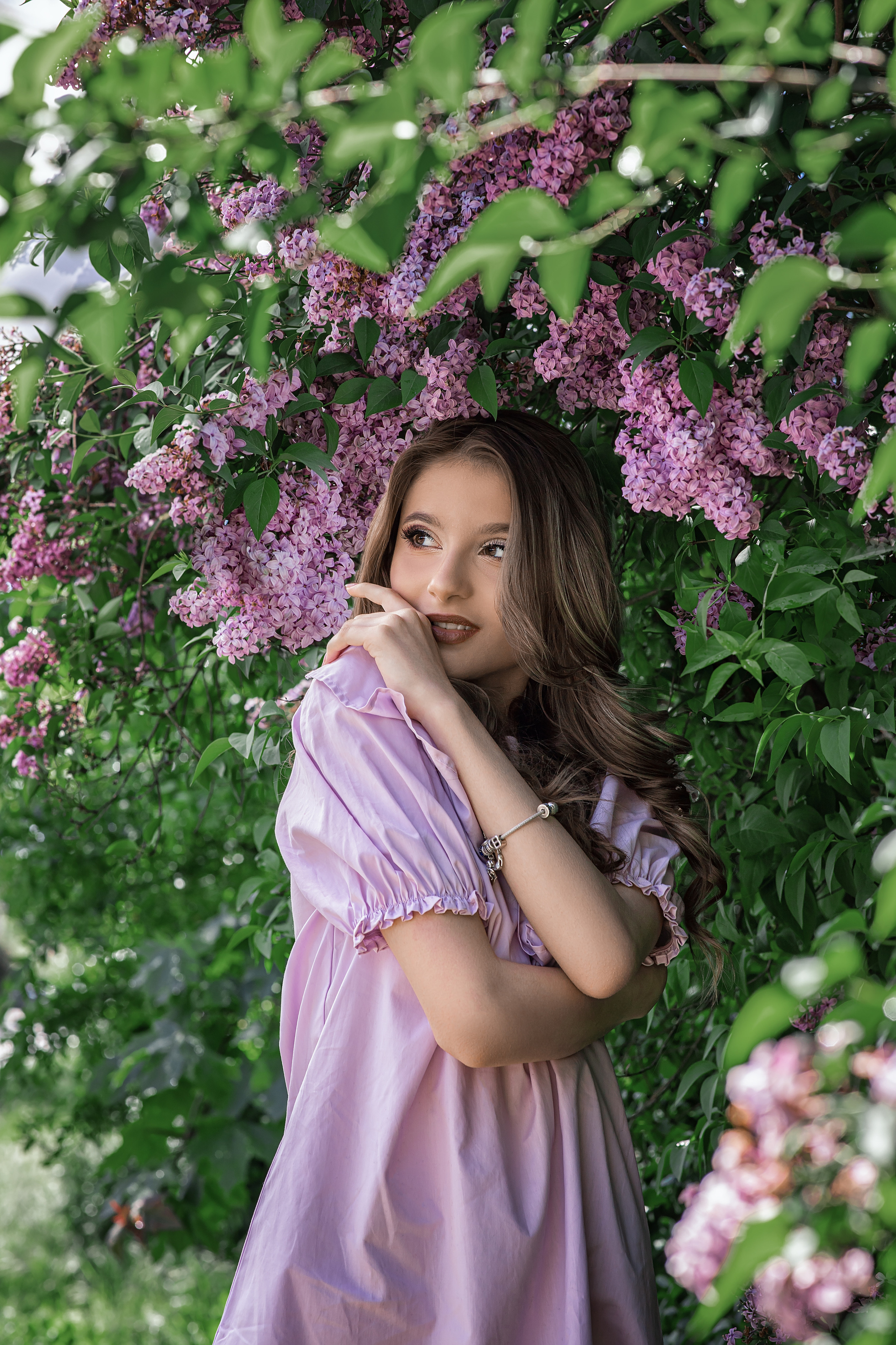 Portrait - Lilac mood