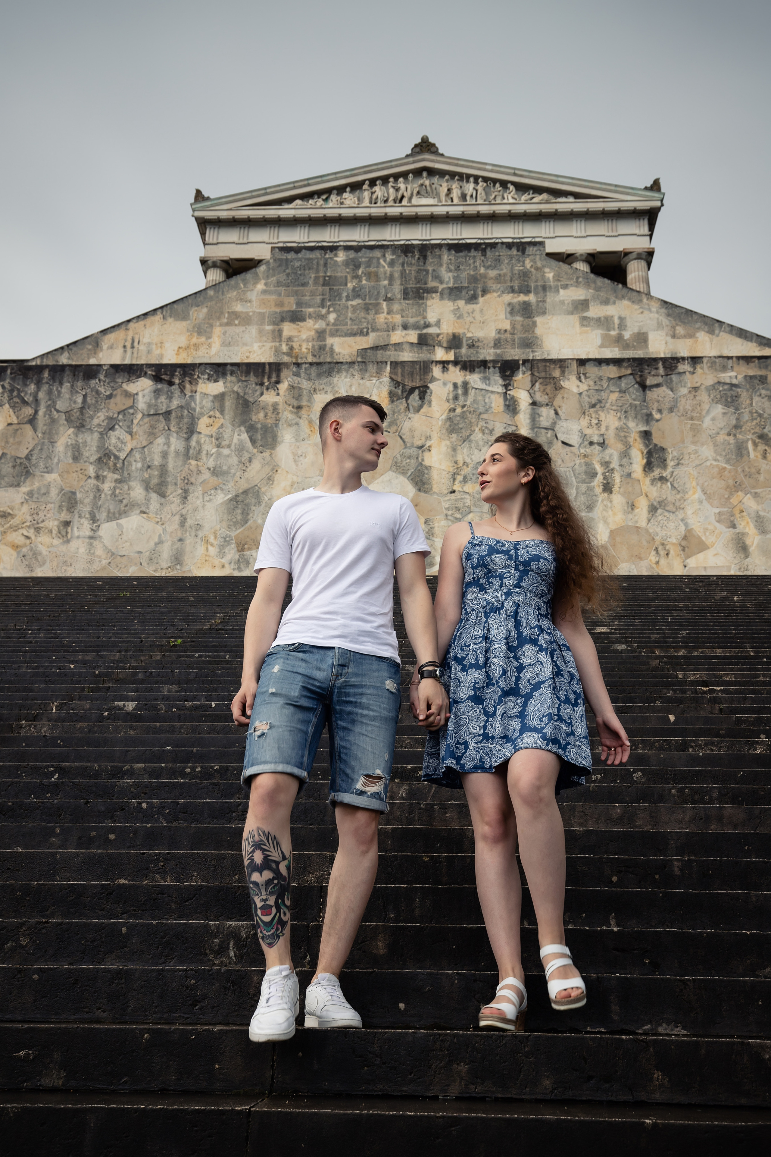 Paar Fotoshooting - Summer Walk