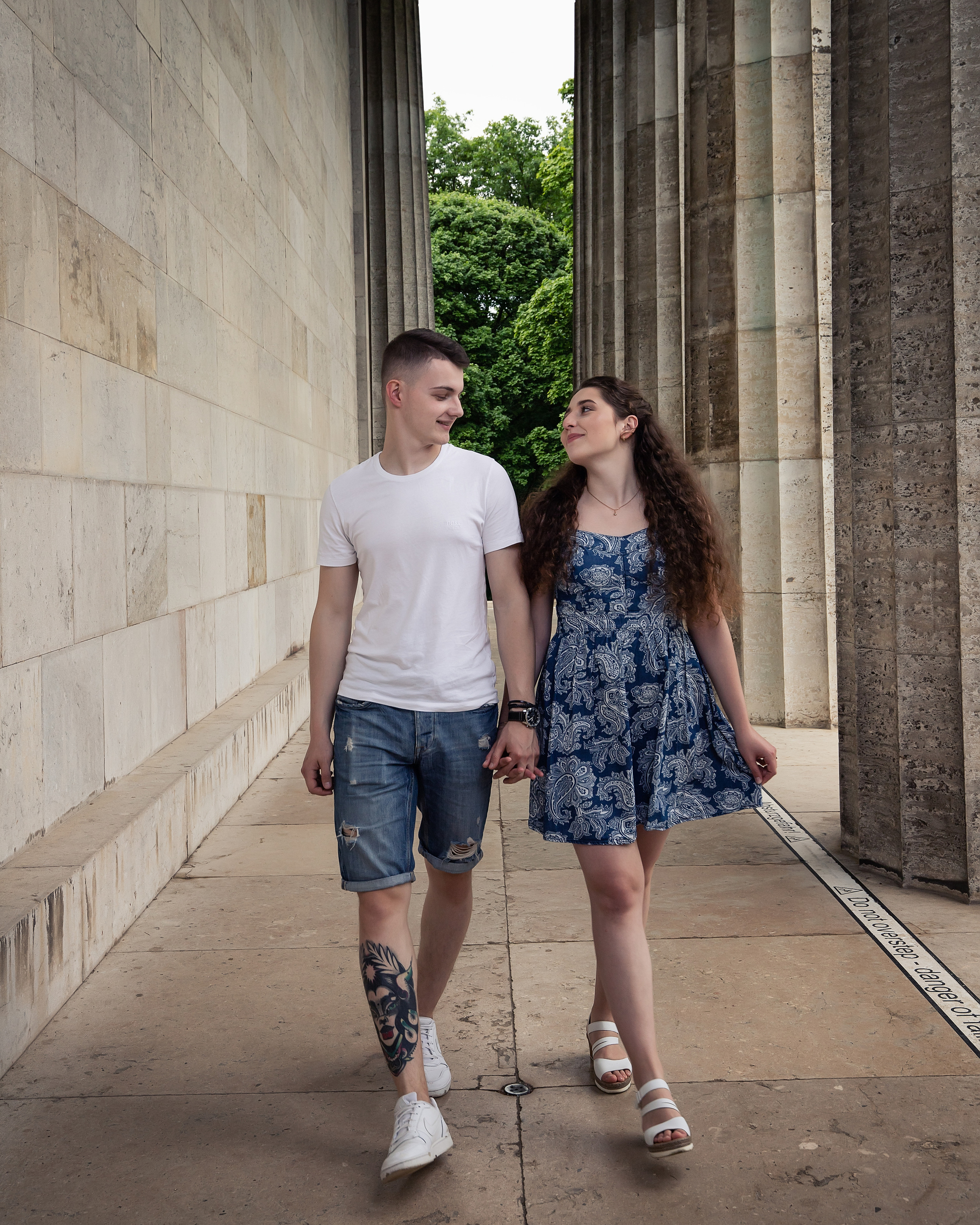 Paar Fotoshooting - Summer Walk