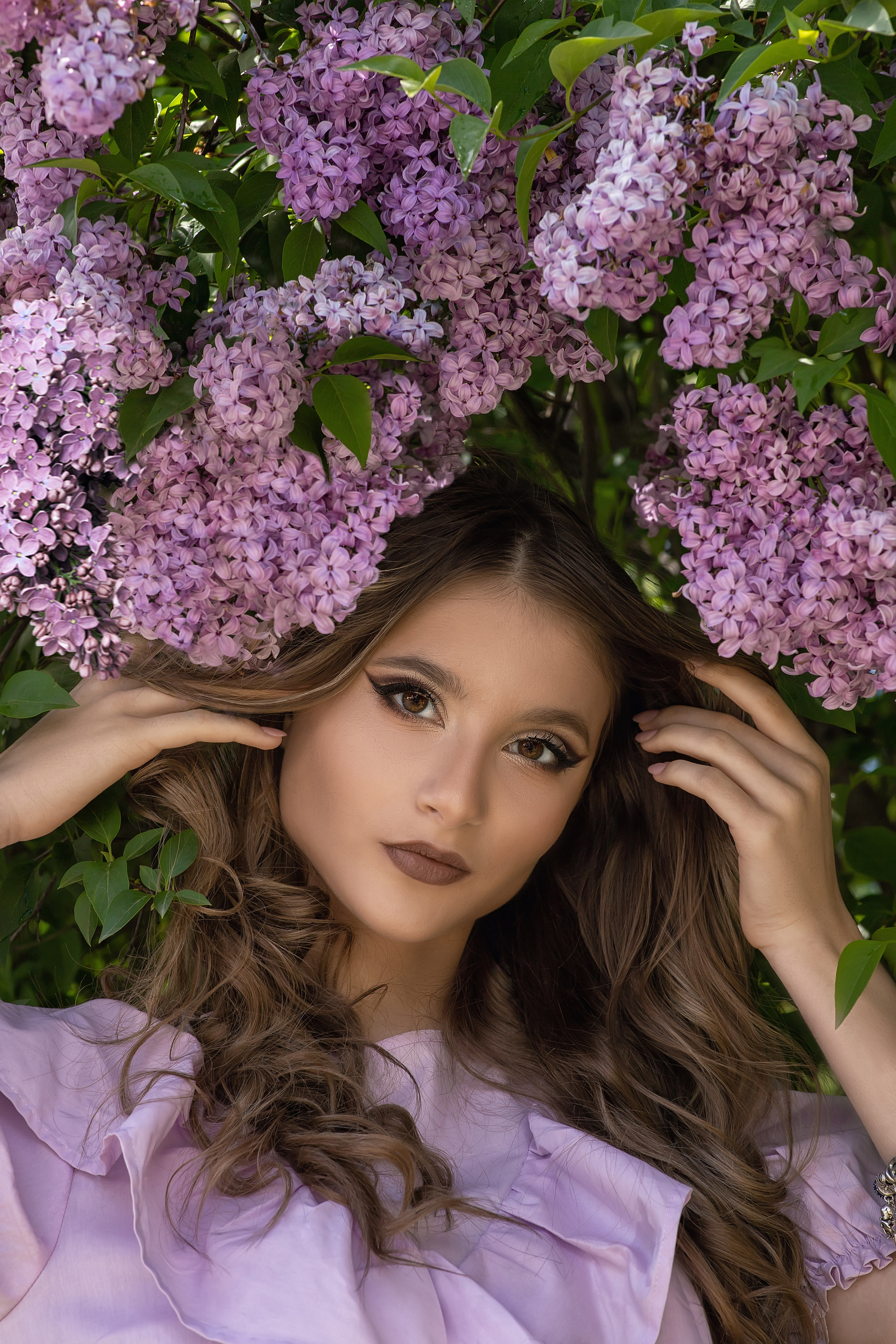 Portrait - Lilac mood