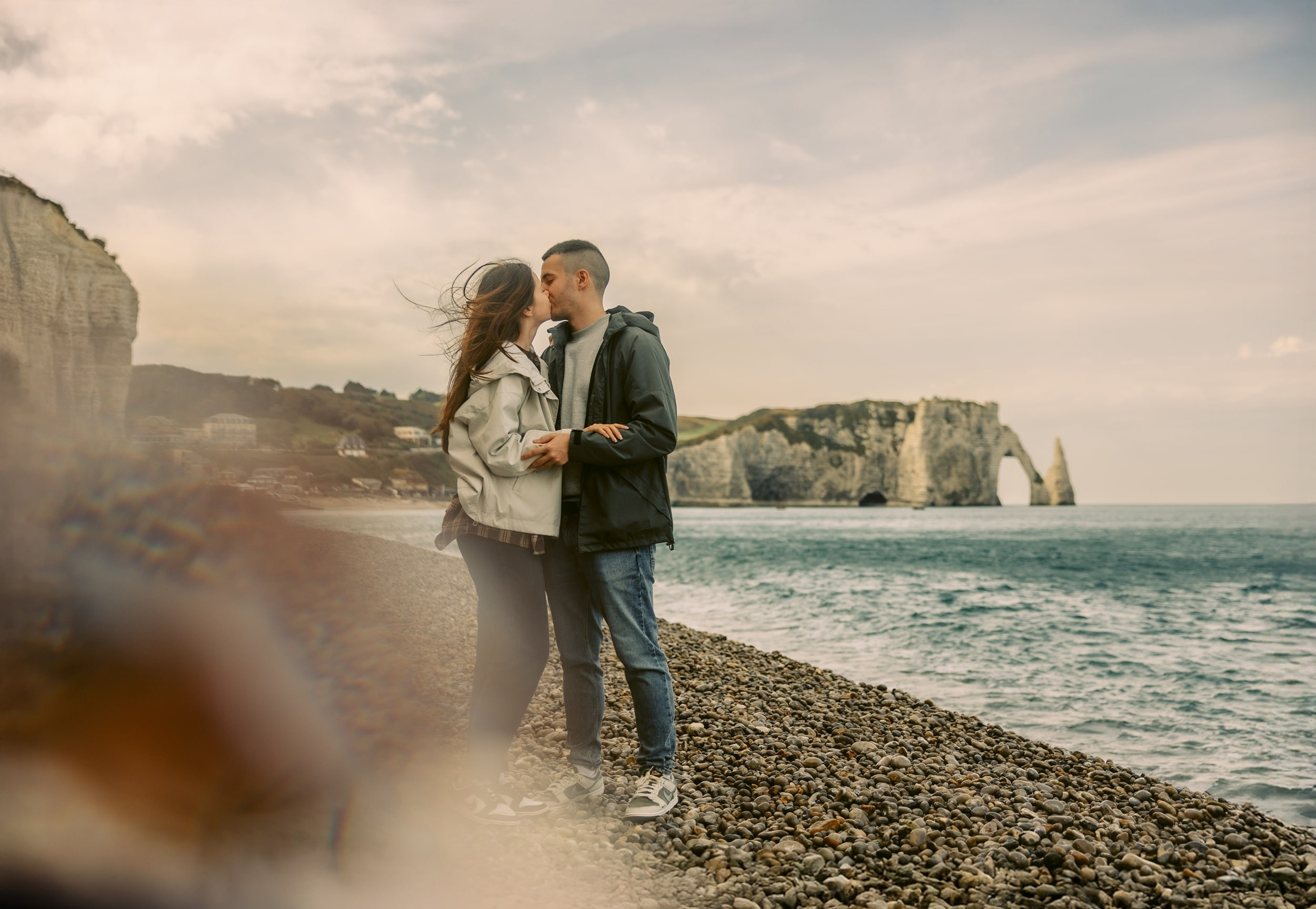 Romantic Love Story Photoshoot in Étretat, France — Couple Photography by Natalia Olhova. Romantic & Soulful Photography by Natalia Olhova in Rotterdam