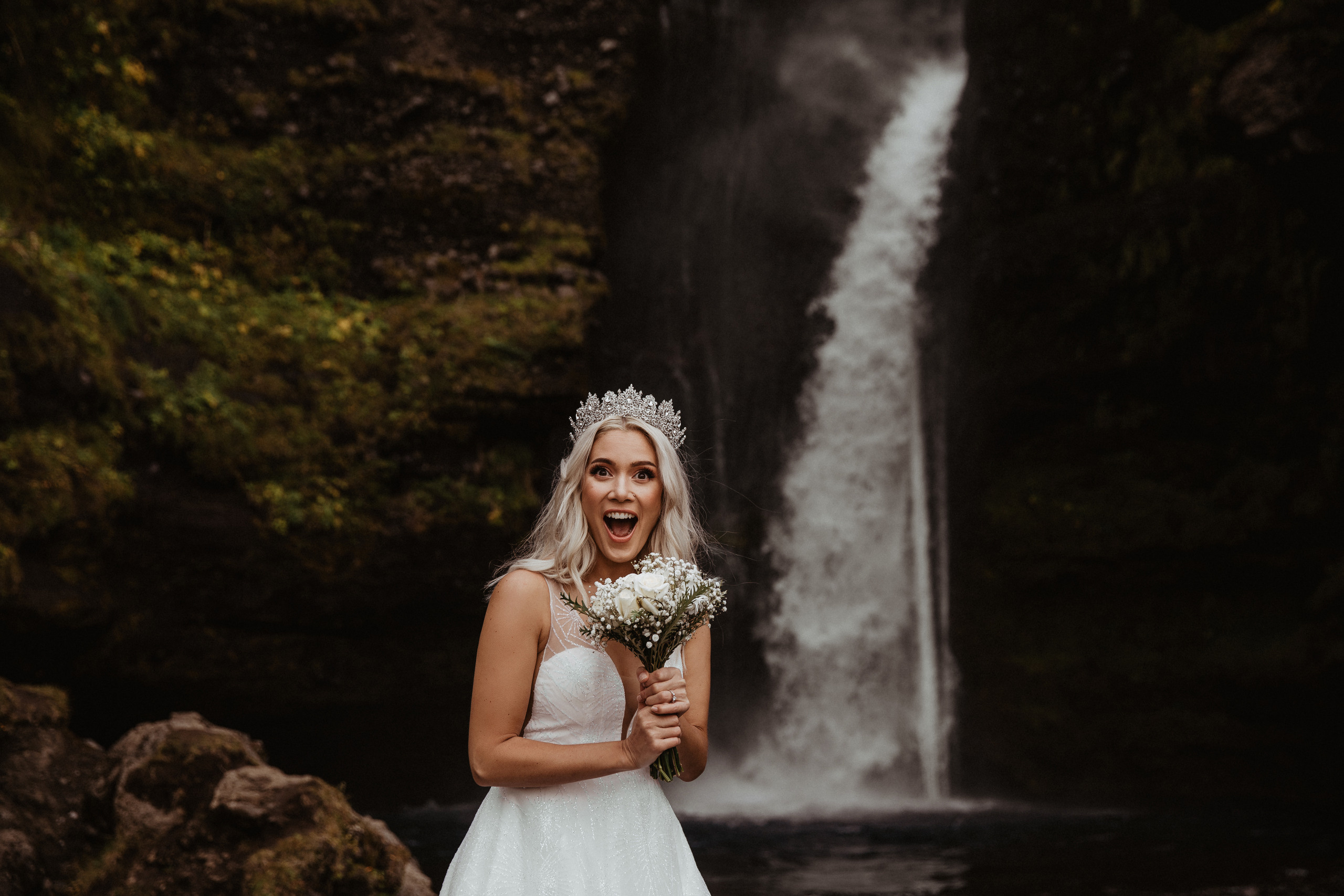 Covid elopement in Iceland. Iceland elopement photographer & videographer