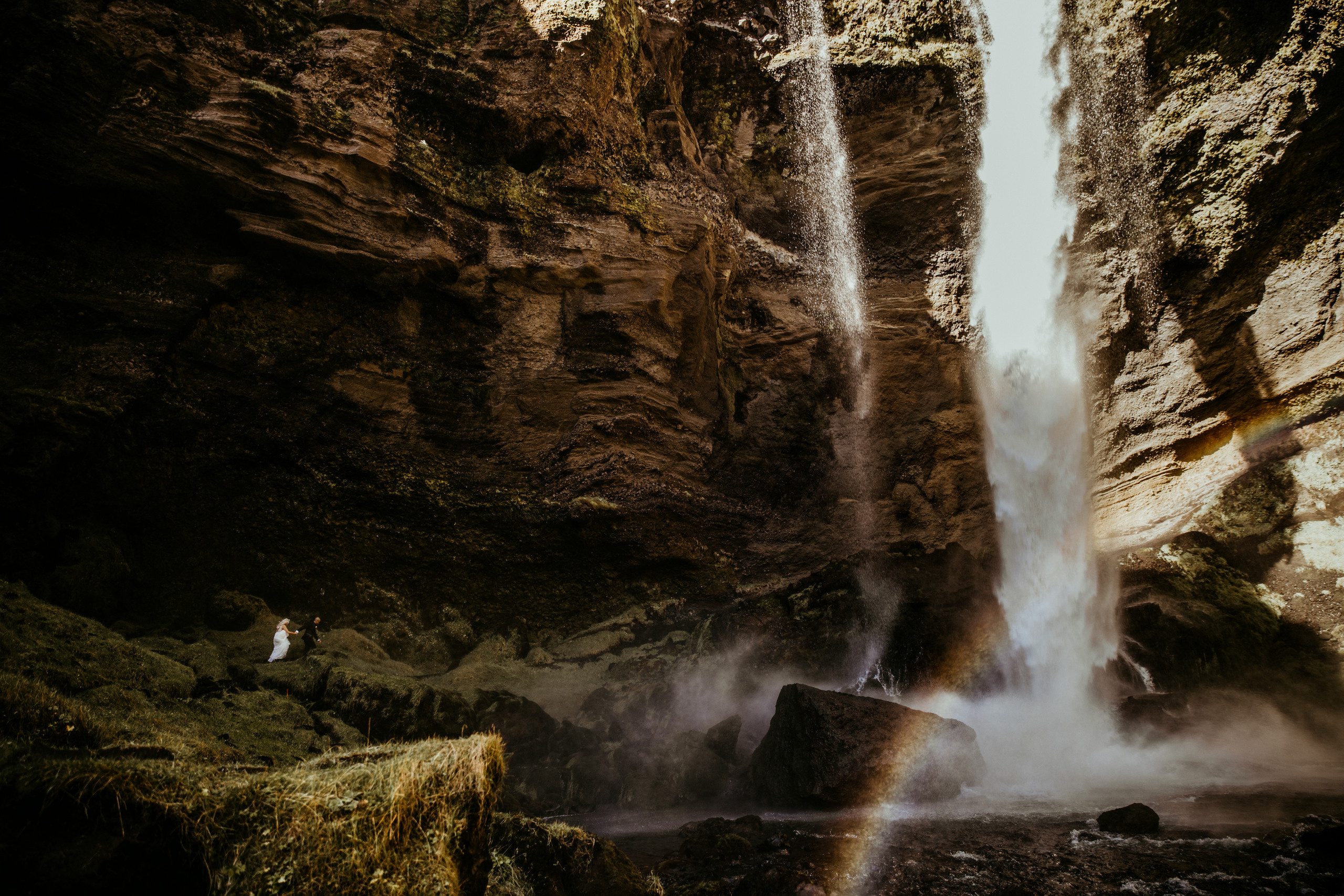 Covid elopement in Iceland. Iceland elopement photographer & videographer