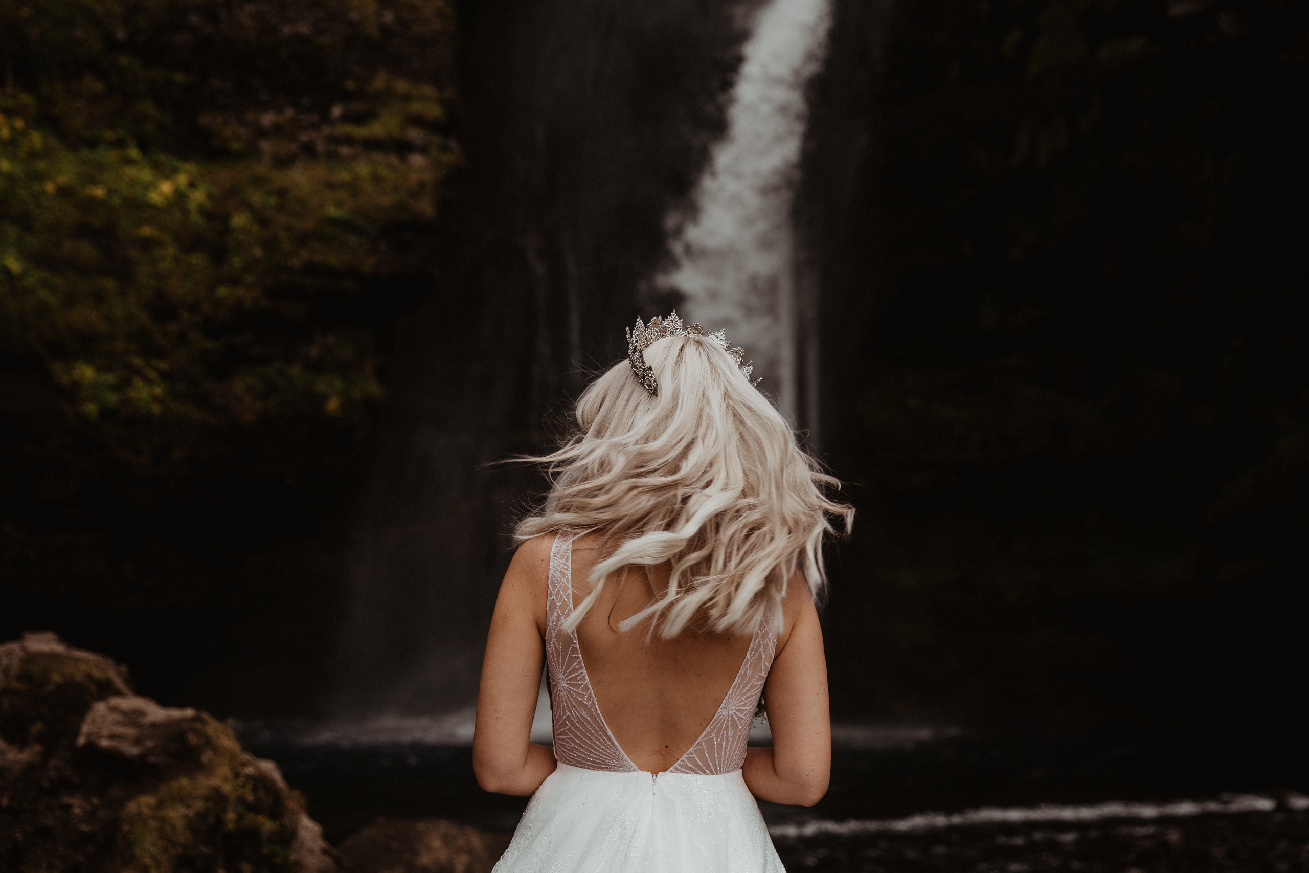 Covid elopement in Iceland. Iceland elopement photographer & videographer