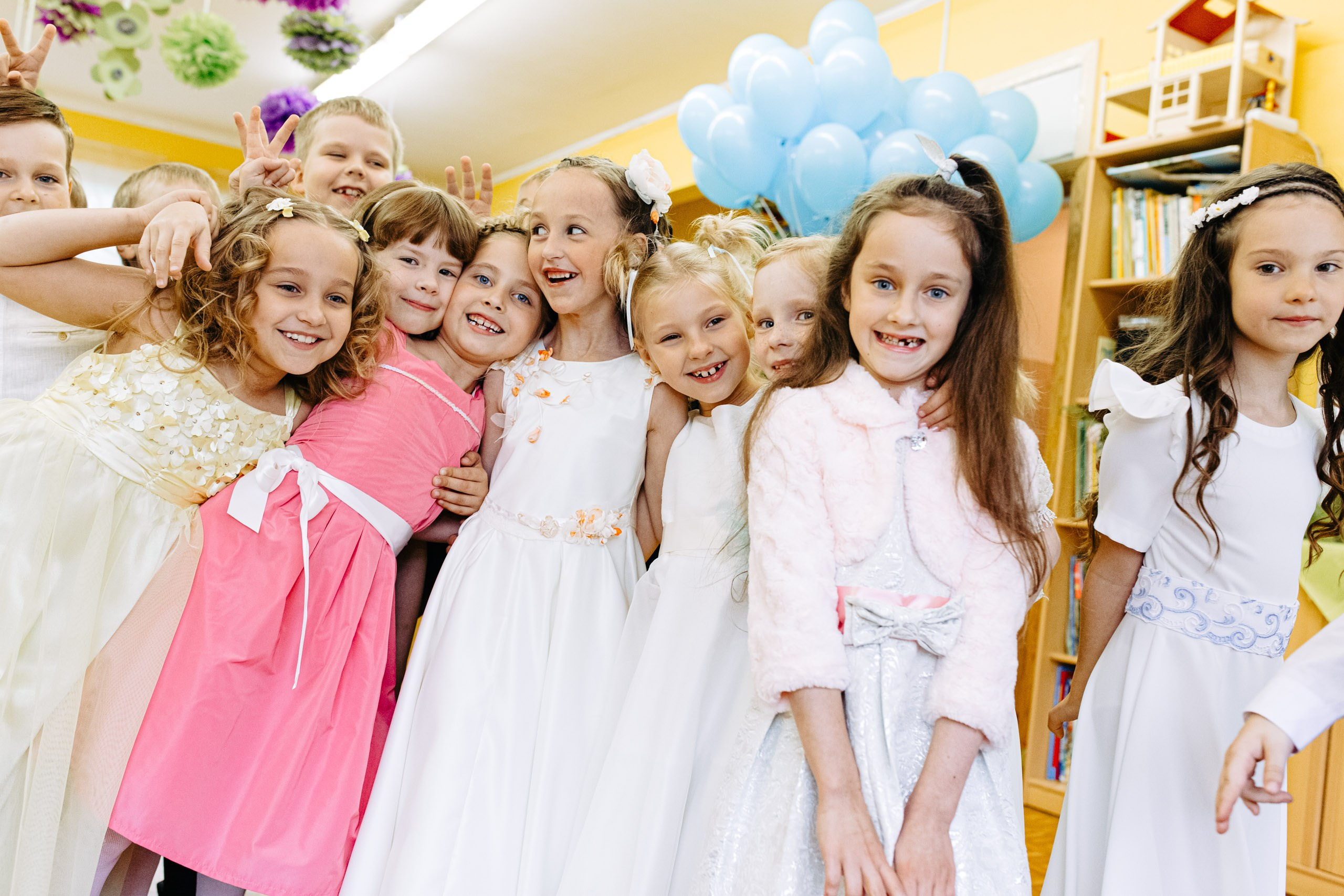 Bērnudārza izlaiduma fotografēšana