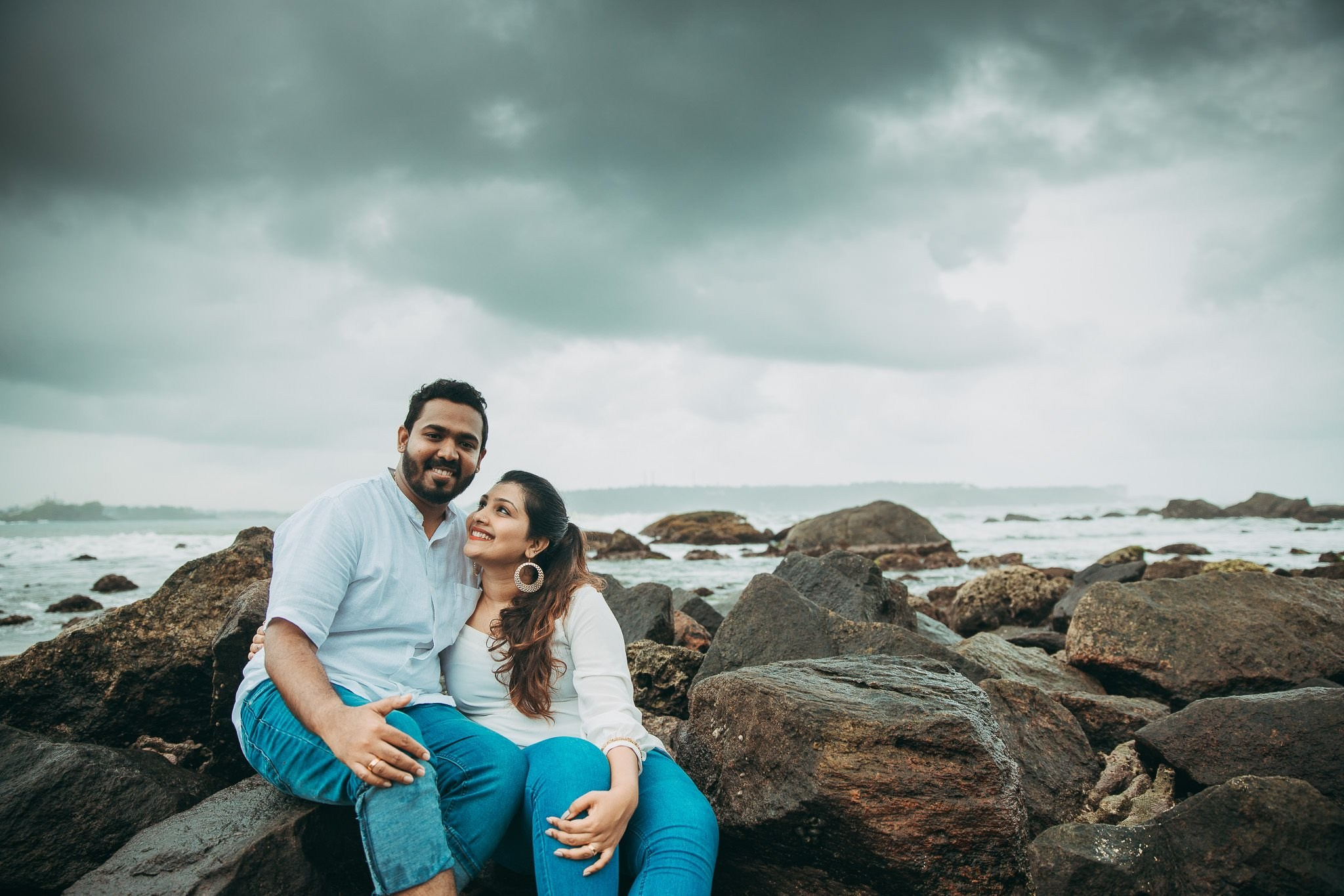 Pre wedding couple portraits at Galle, Sri Lanka