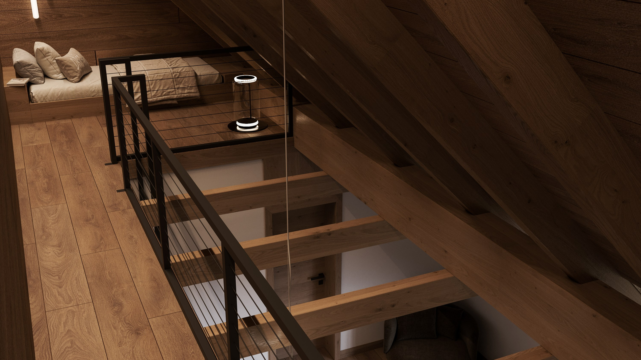 HOTELOVÝ POKOJ č.2 V HORSKÉ CHATĚ. Filipenka architects