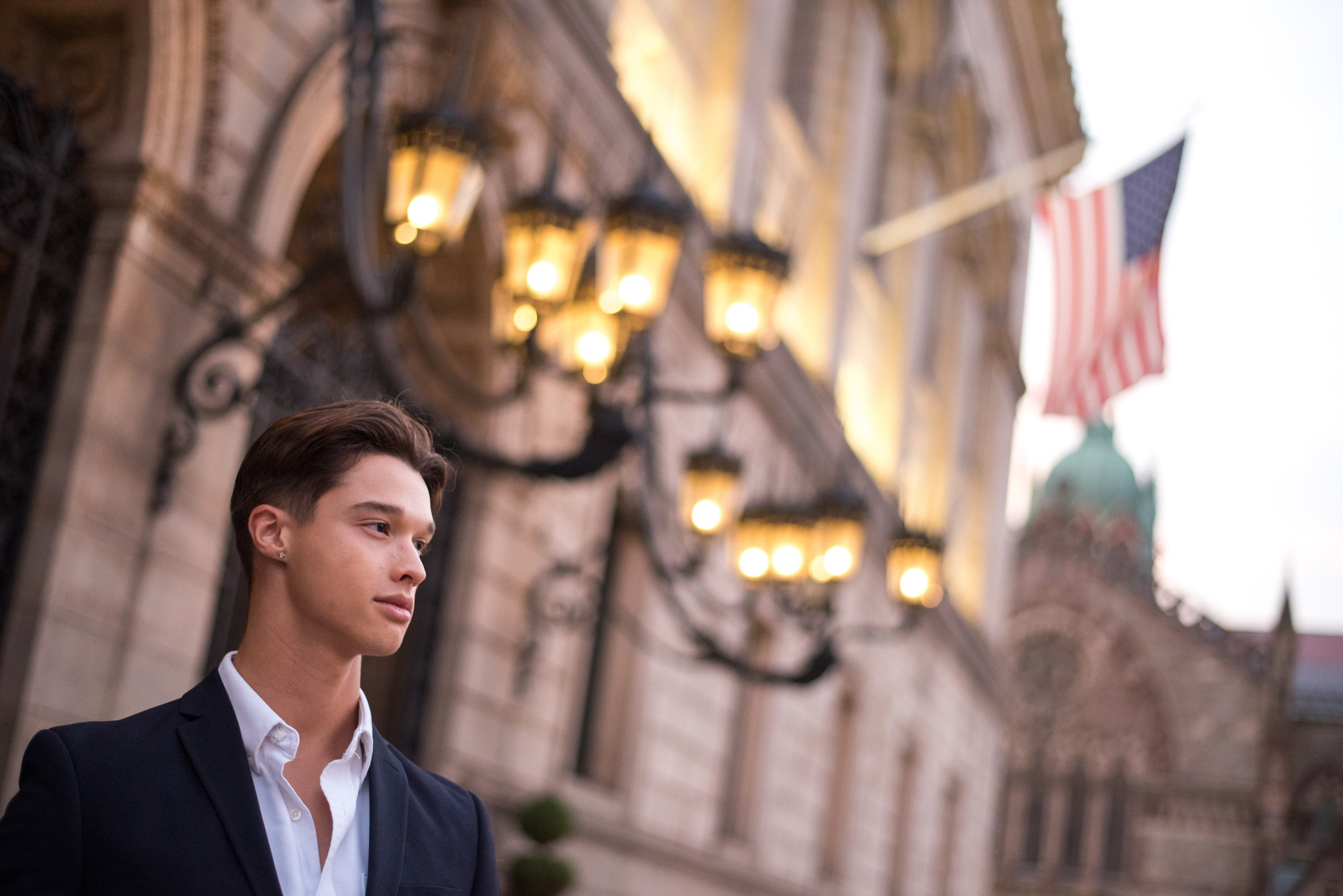 Capturing Boston’s Essence: John’s Photoshoot at Boston Public Library. Wedding photographer in Orlando, Boston & New York Anderson Marques