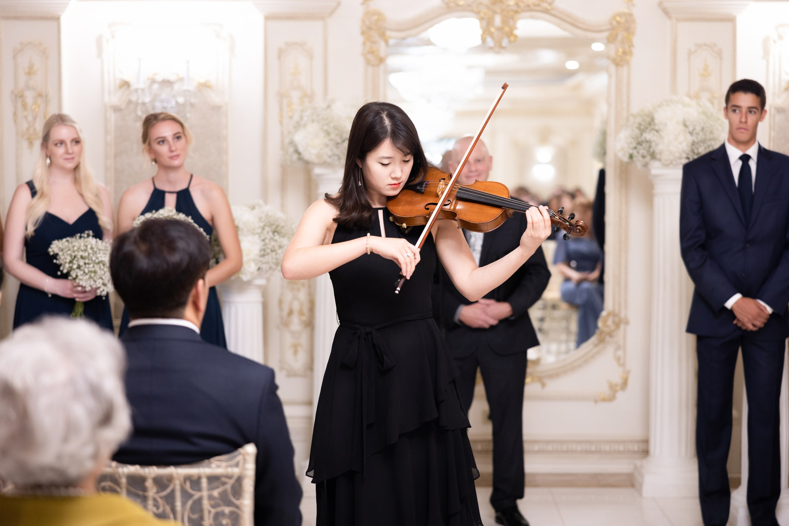 Conner Wiburn & Esther Roh in The Venetian in Garfield, NJ. Wedding Photo & Video