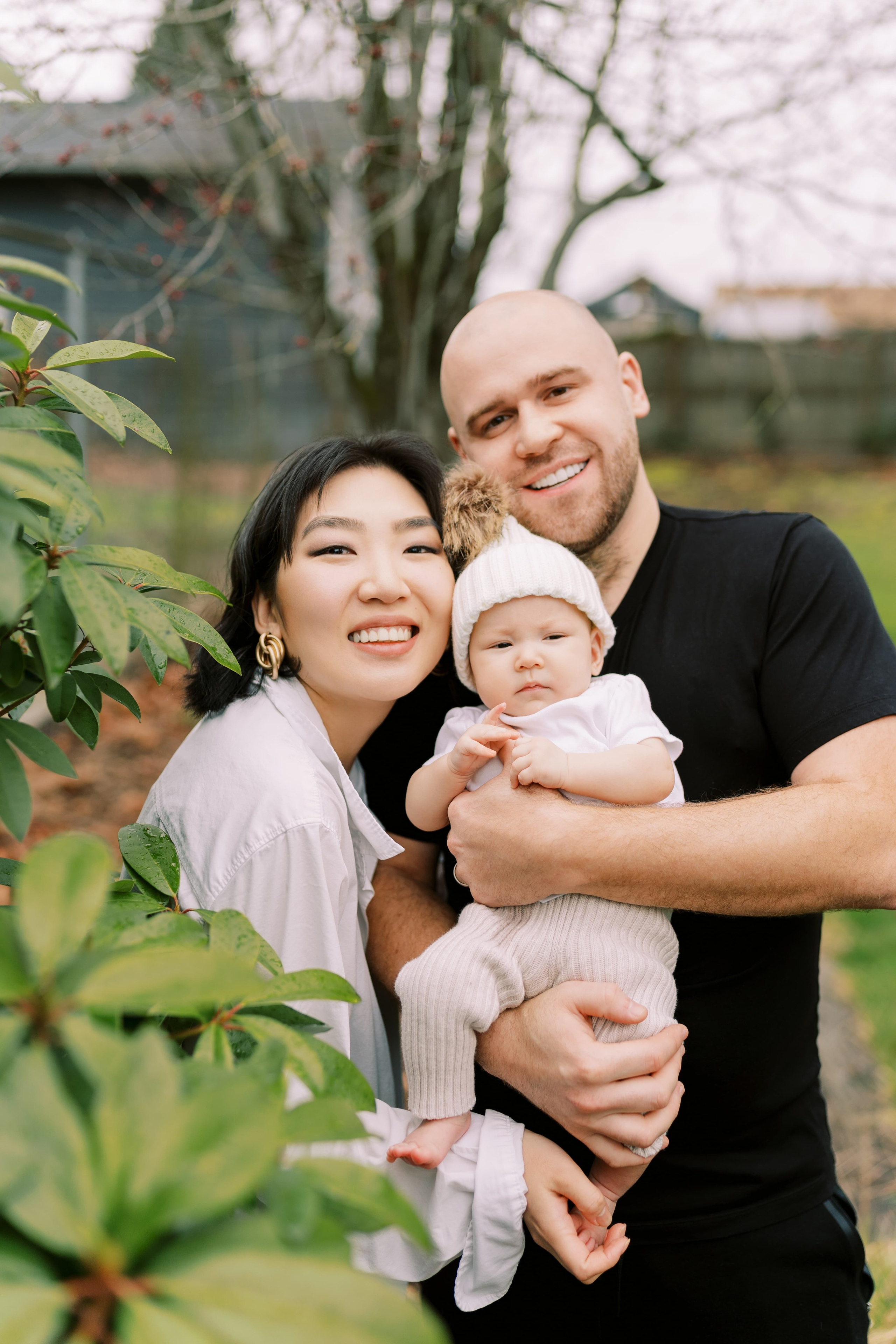 Family photoshoot. Vlad & Viktoria and baby. February 2024. EVAN ARISTOV WEDDING PHOTOGRAPHY — Seattle Wedding Photographer