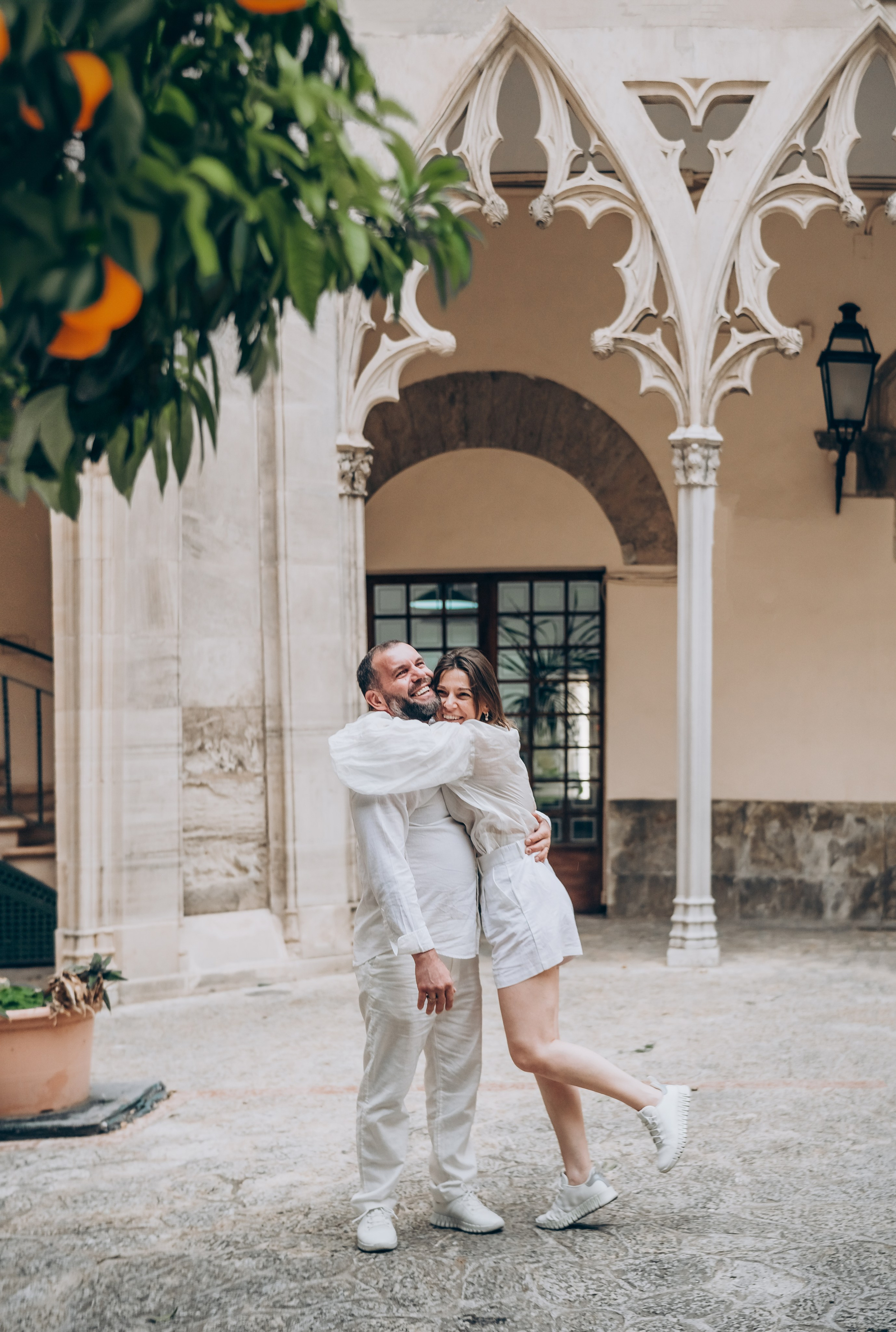 Love of two. Liza and Vova. Photographer in Mallorca