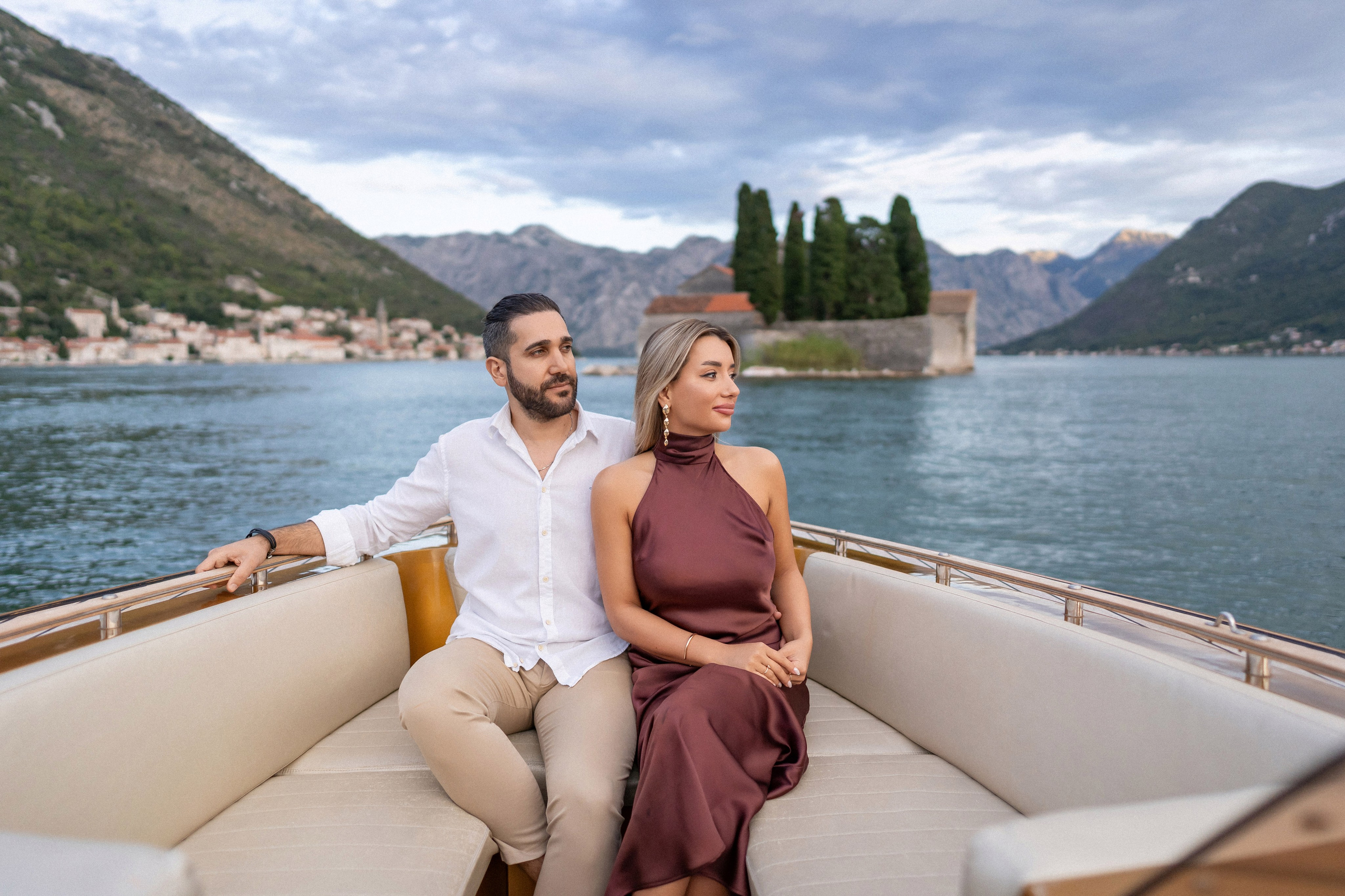 Huur een boot voor fotoshoots in Montenegro