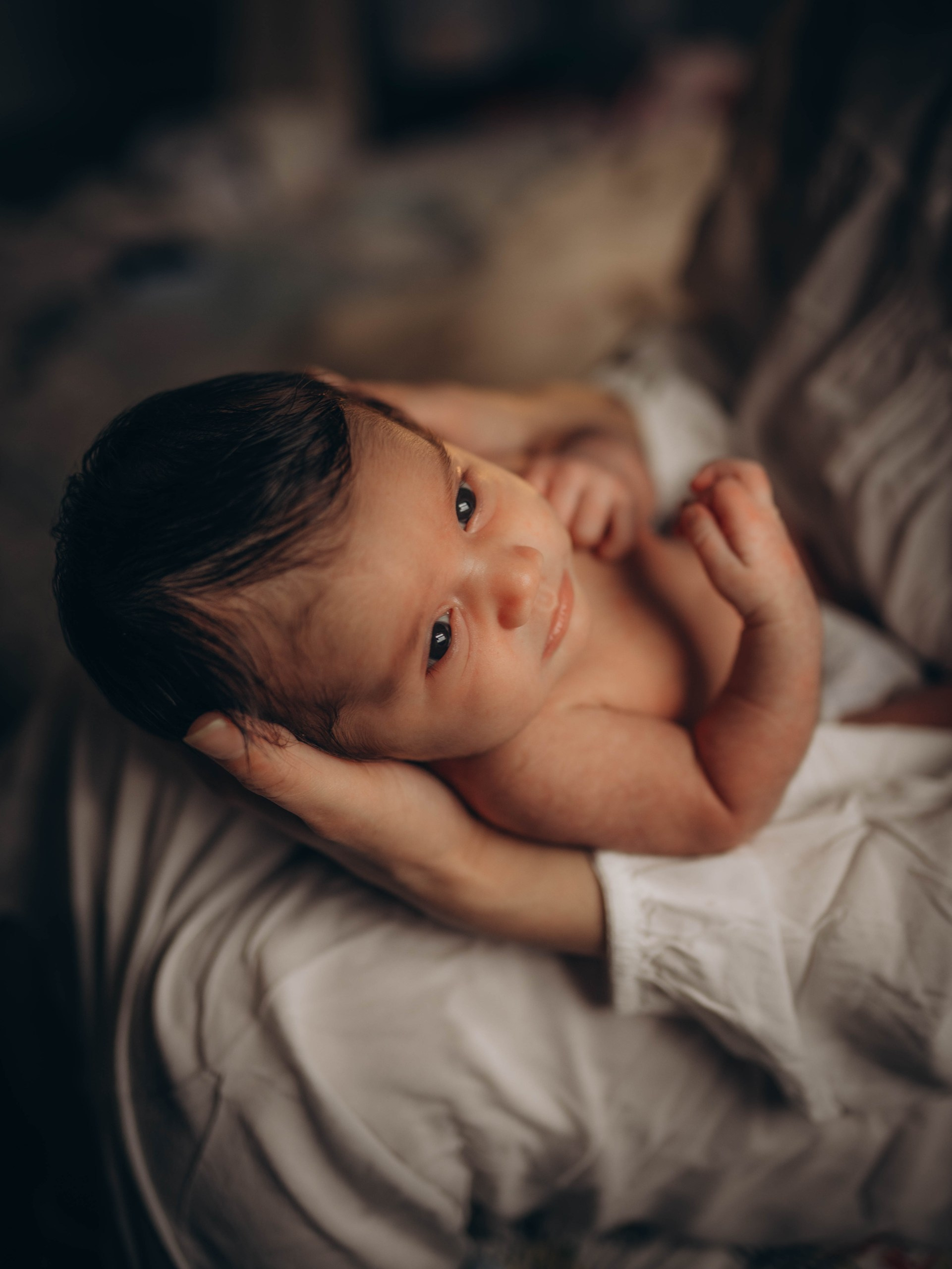 Newborn in home family stories. Lifestyle Family Photographer in Pennsylvania