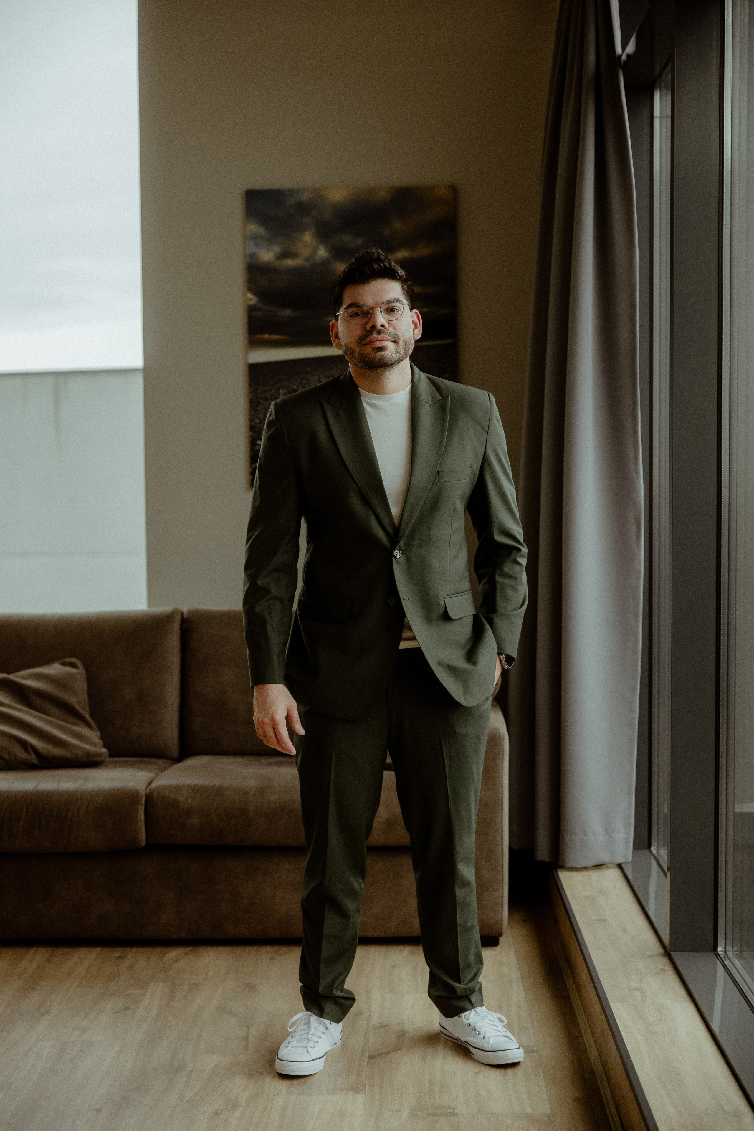 Elopement at Kvernufoss Waterfall. Iceland elopement photographer & videographer