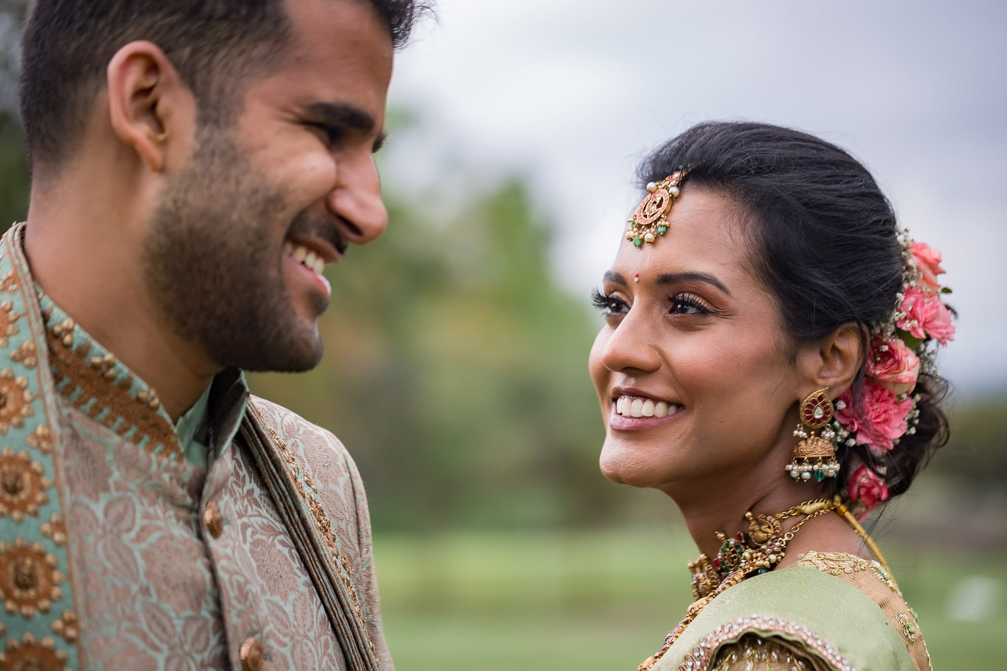 Explore the vibrant fusion of Punjabi and Chettinad cultures in this stunning destination wedding at Eagleton The Golf Resort, Bangalore. Ph