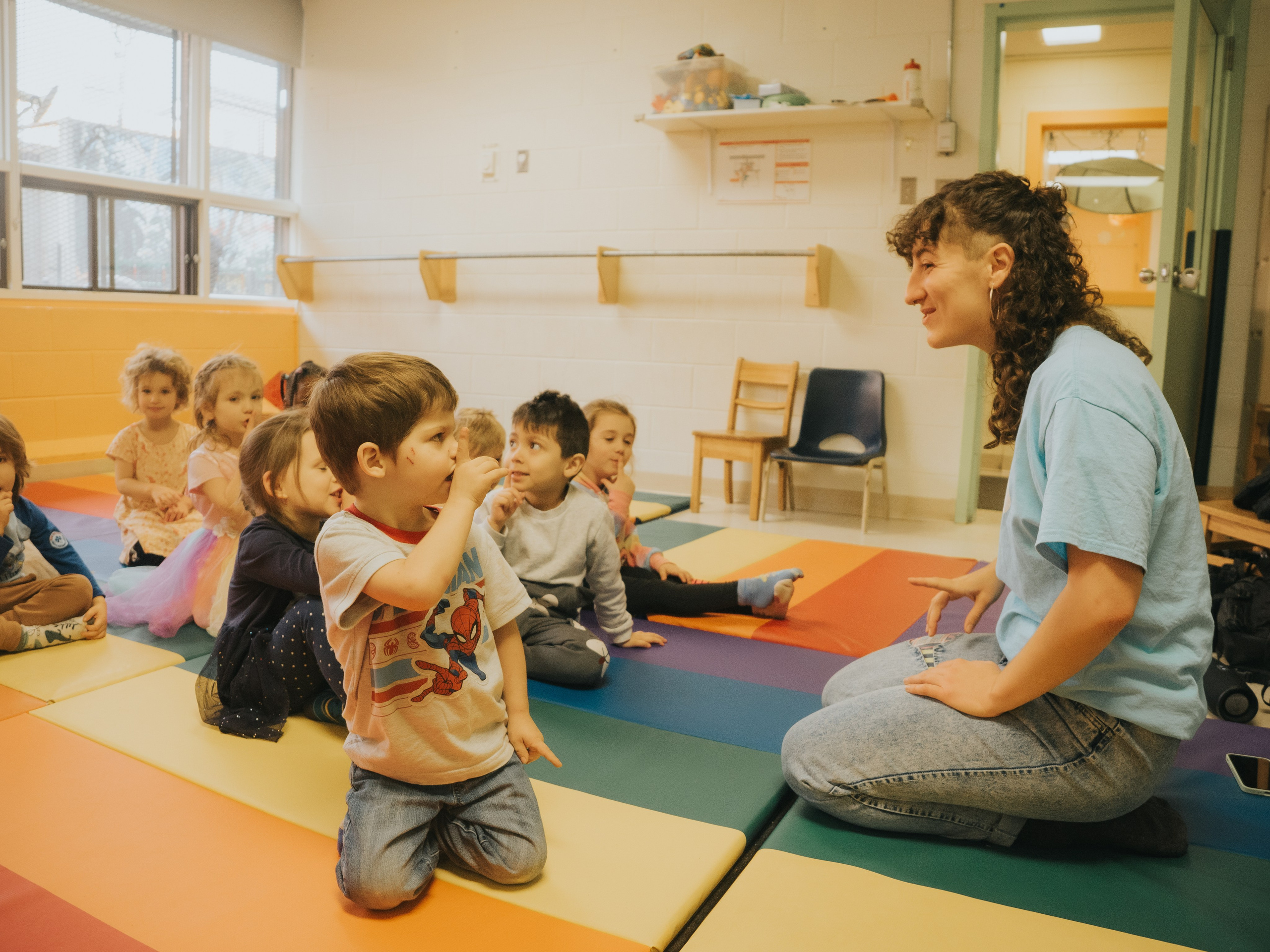 Children learning about their emotions.