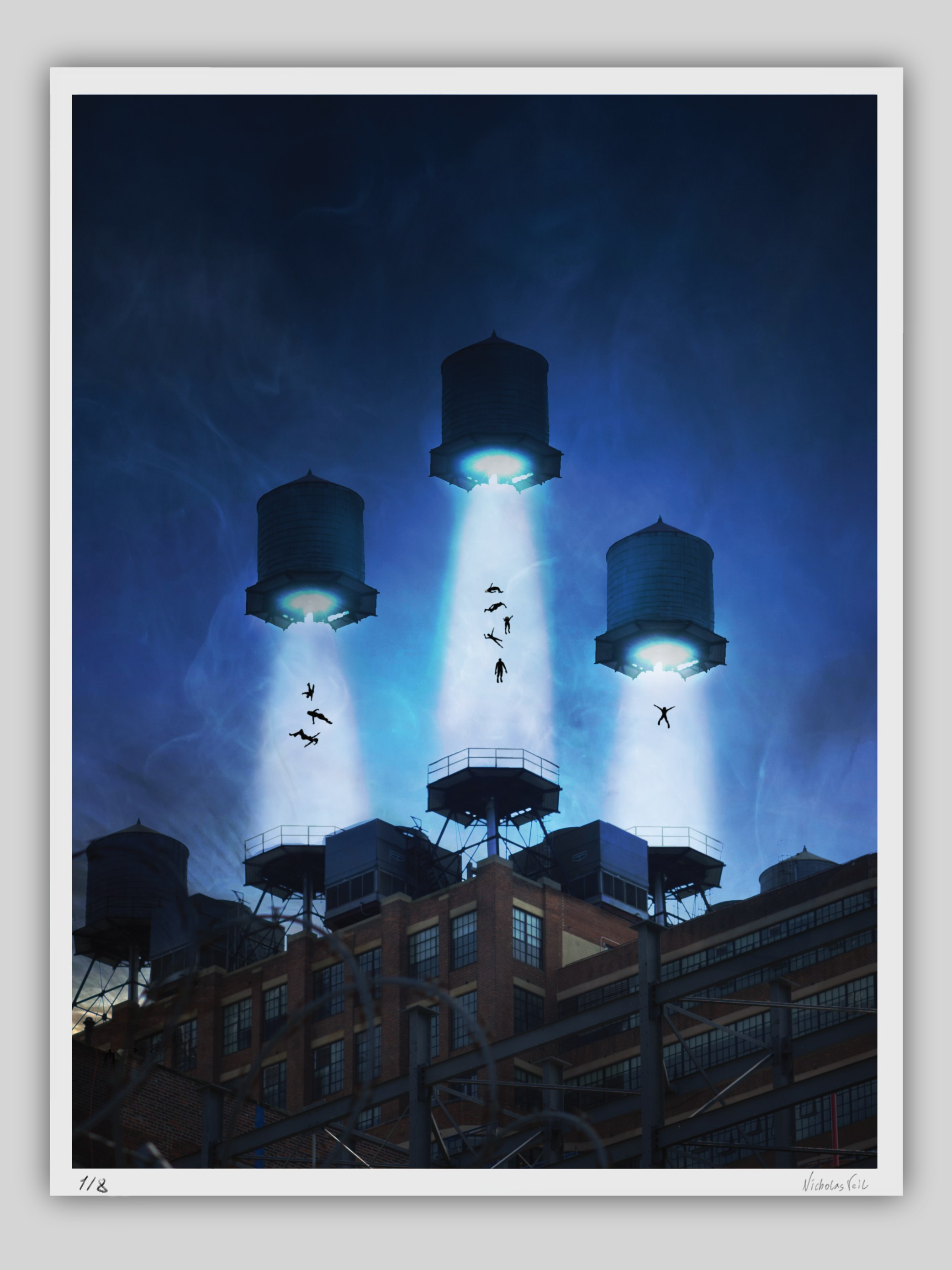Water Towers. Nicholas Veil, Digital Art and Photography