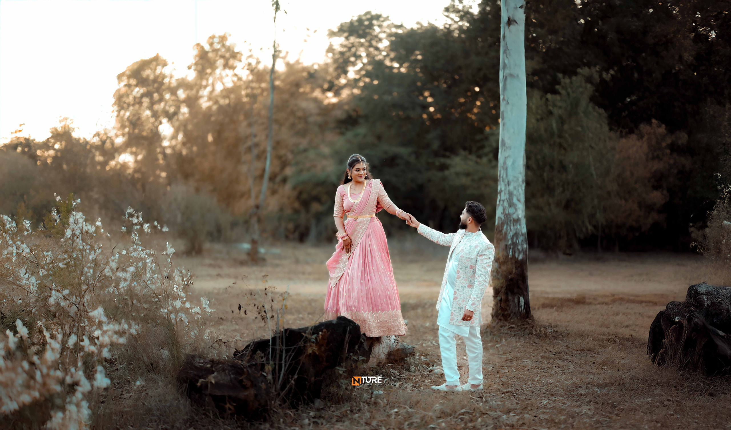 JANVI & MONISH. NTURE WEDDING