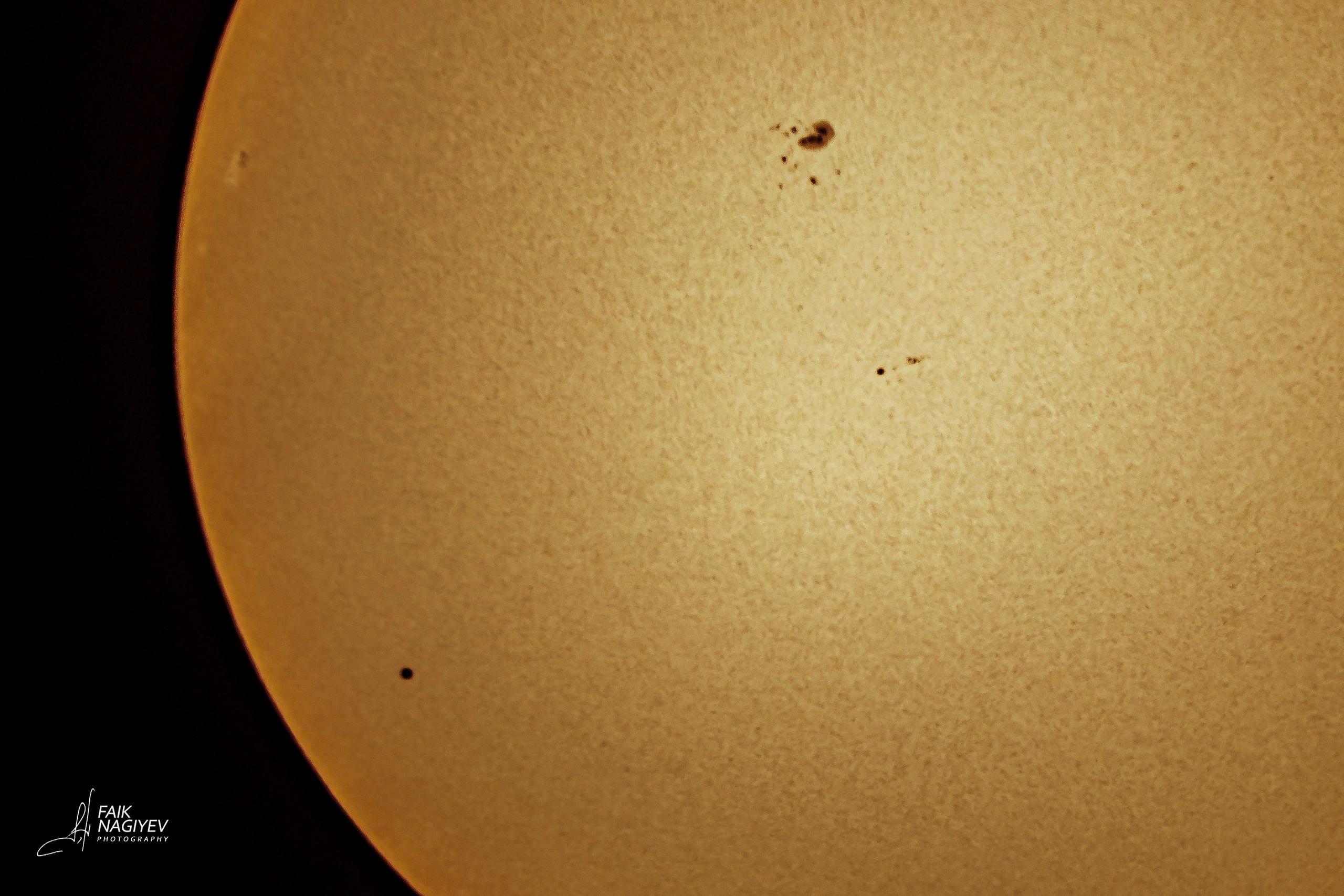 Merkurinin Günəş diskinin qarşısından tranziti. Həvəskar Astronomlar Cəmiyyəti — Astronomy.az