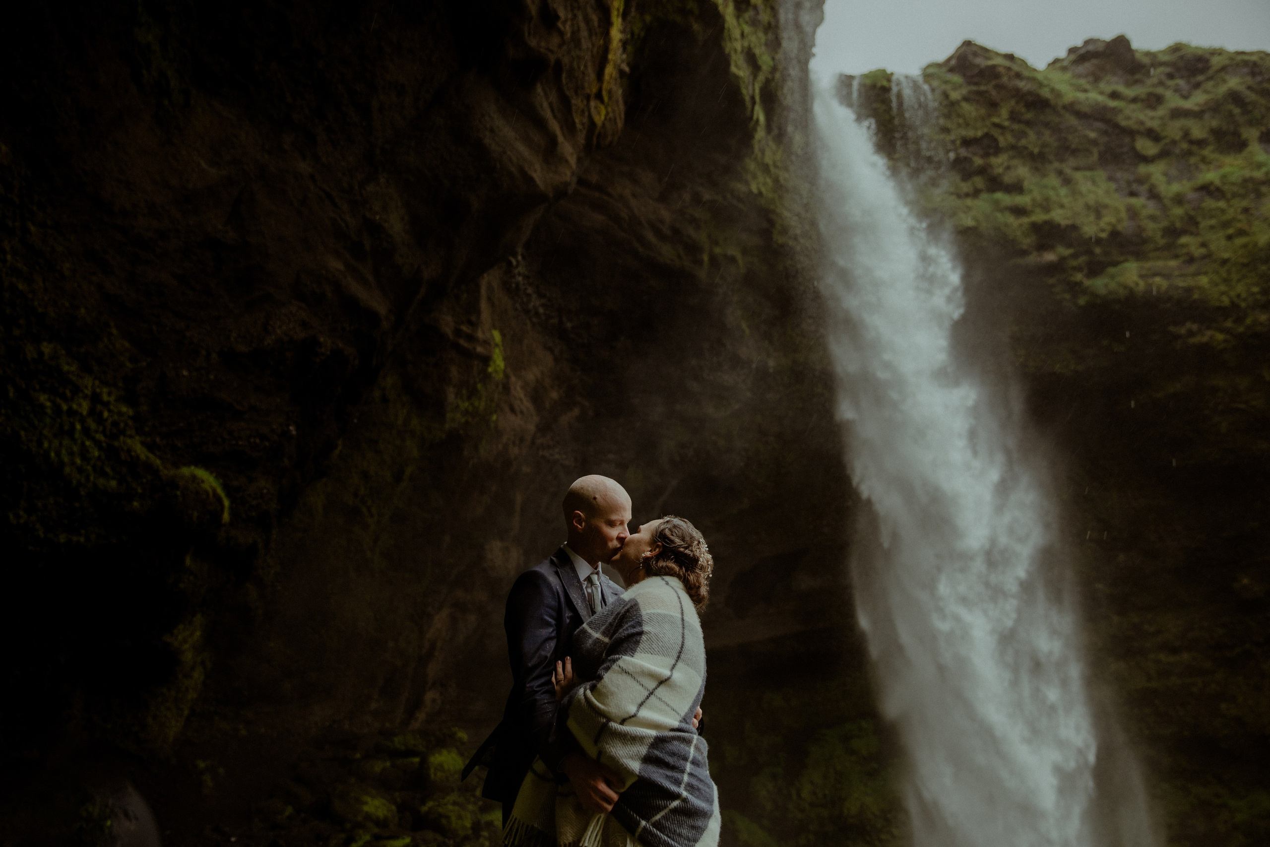 Iceland Elopement at Black Sand Beach. Iceland elopement photographer & videographer