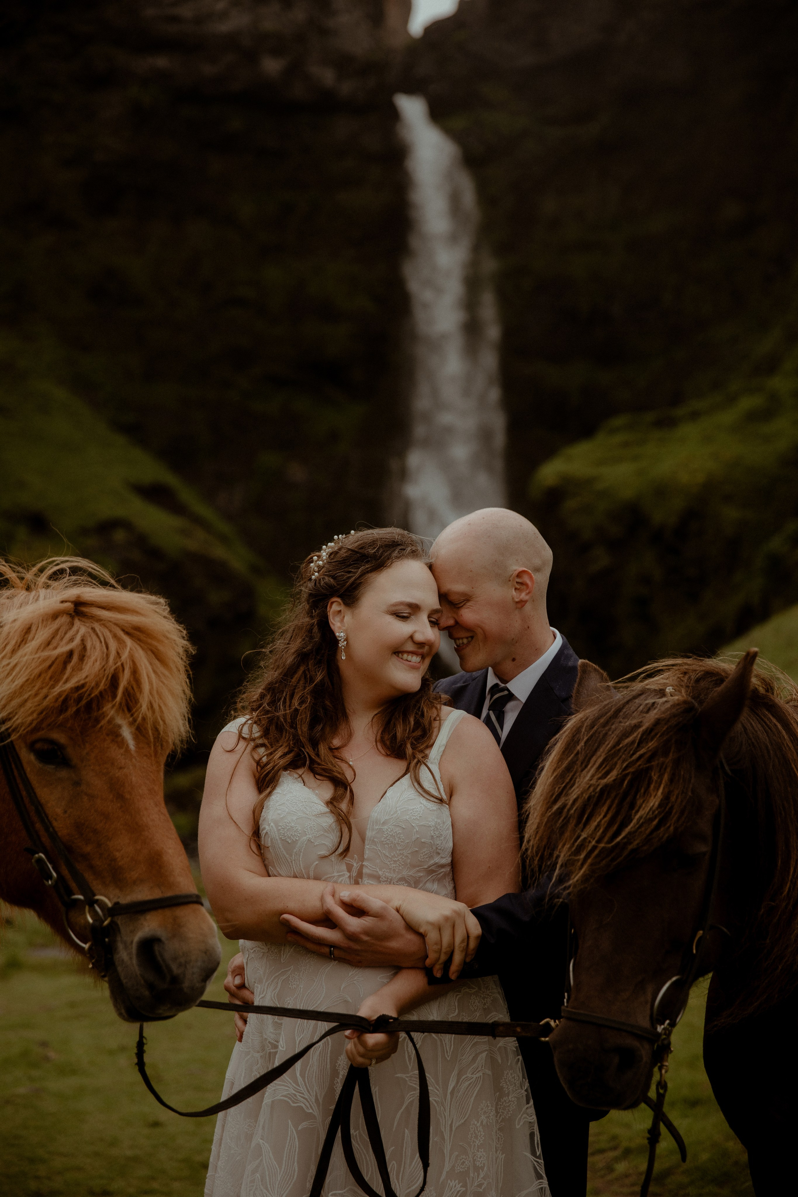 Iceland Elopement at Black Sand Beach. Iceland elopement photographer & videographer