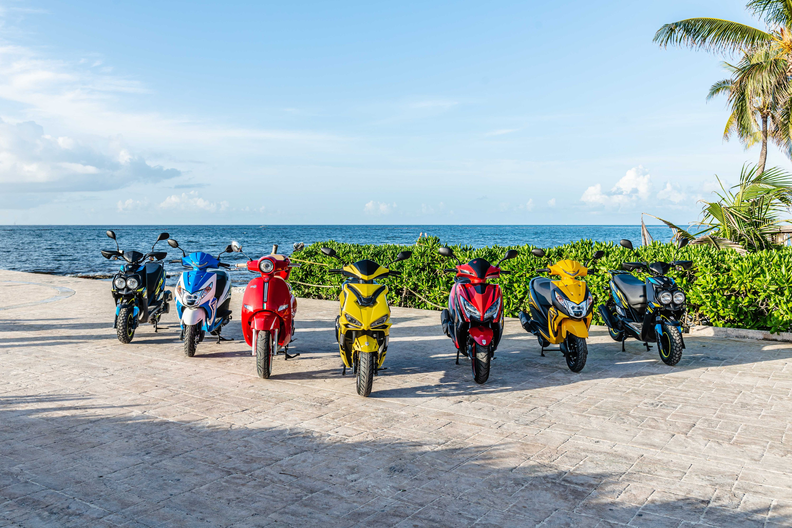 Scooter Photography for Rental Website in Mexico. PHOTOGRAPHER QUINTANA ROO