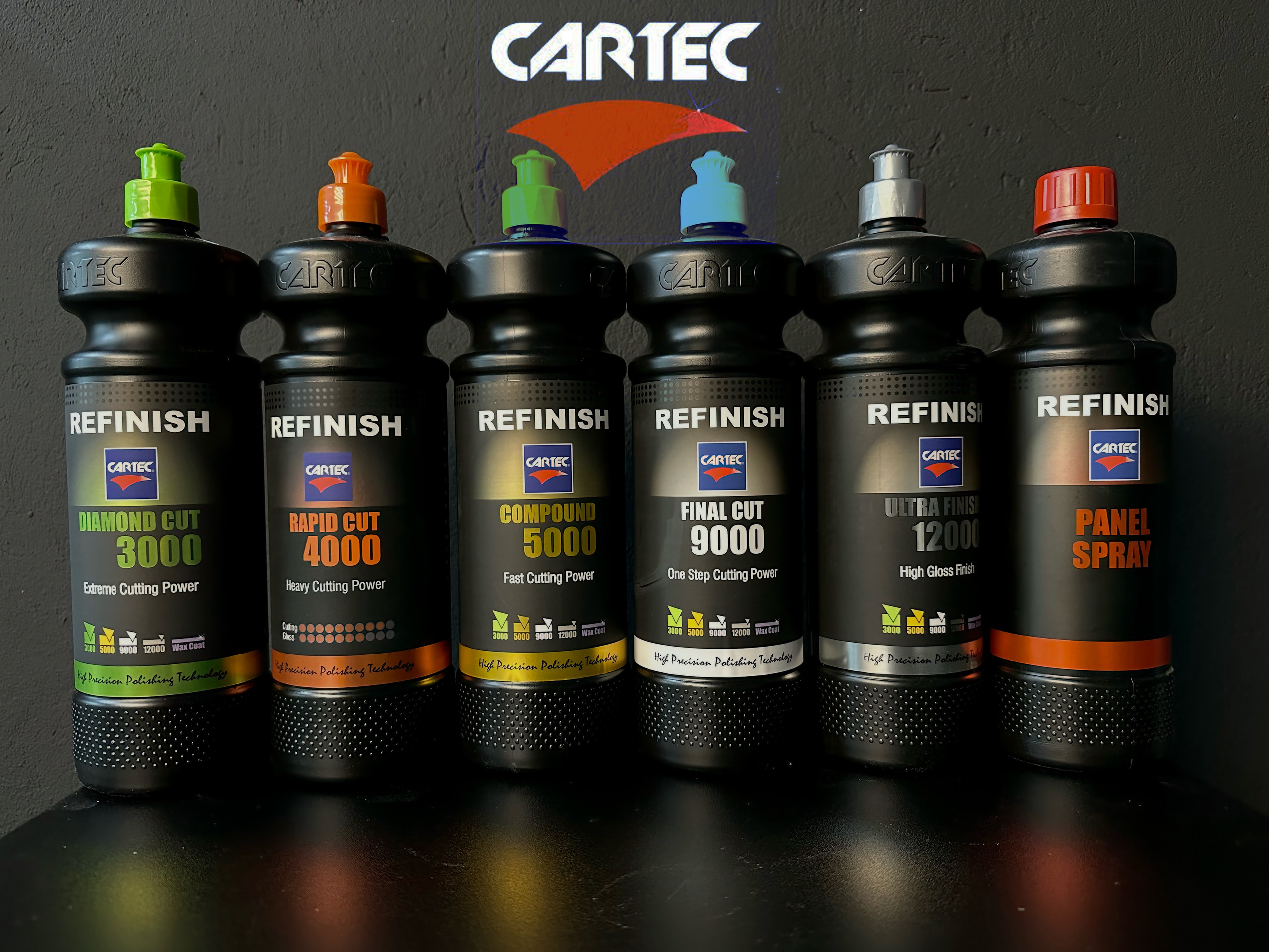 Полироли Cartec REFINISH Технологии Полировки для Глубокого Блеска и Защиты. Мастер Детейлинга / Автосервис / Ремонт Кузова PDR / Кишинёв