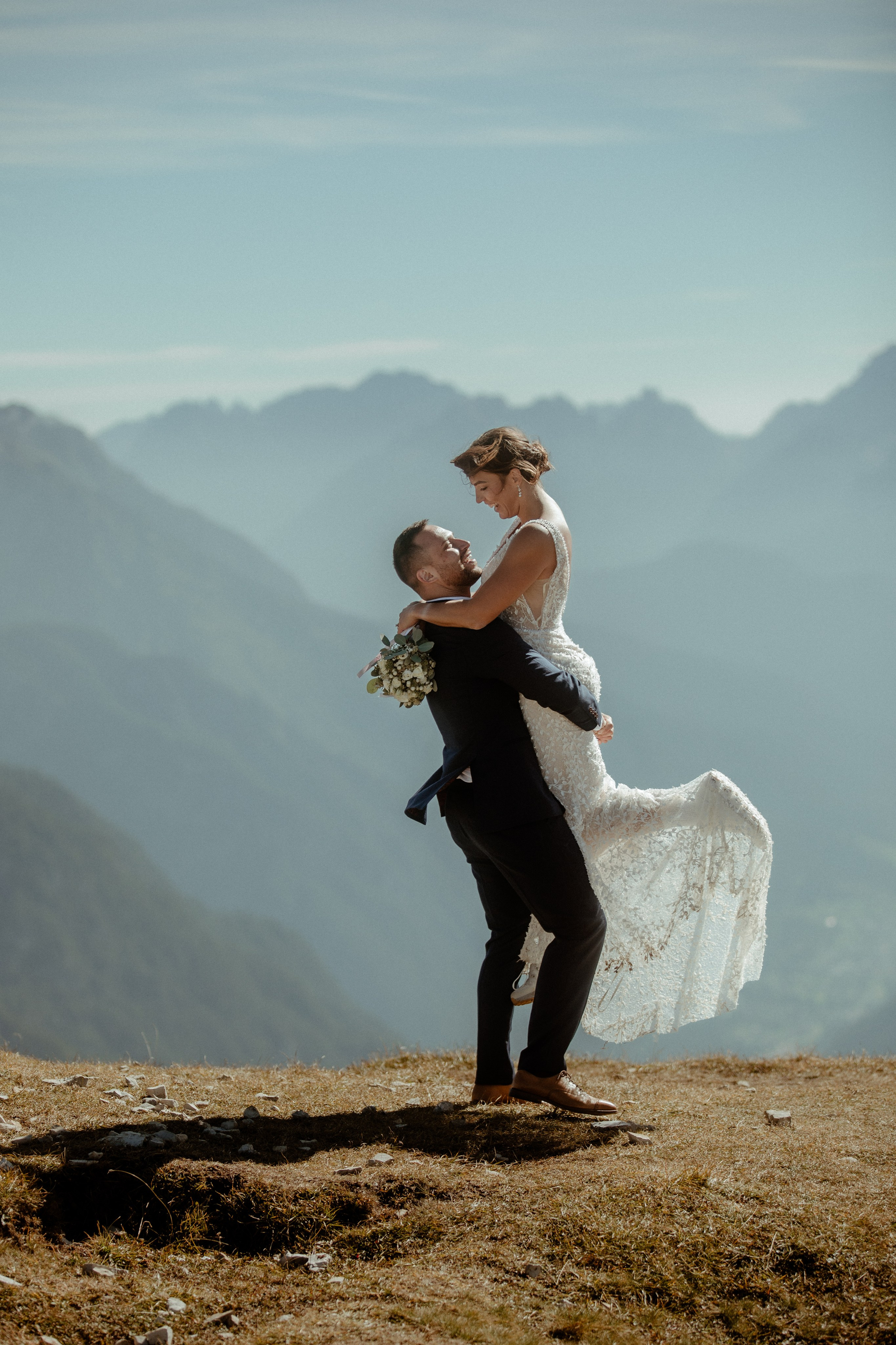 Scenic Dolomites Elopement. Iceland elopement photographer & videographer
