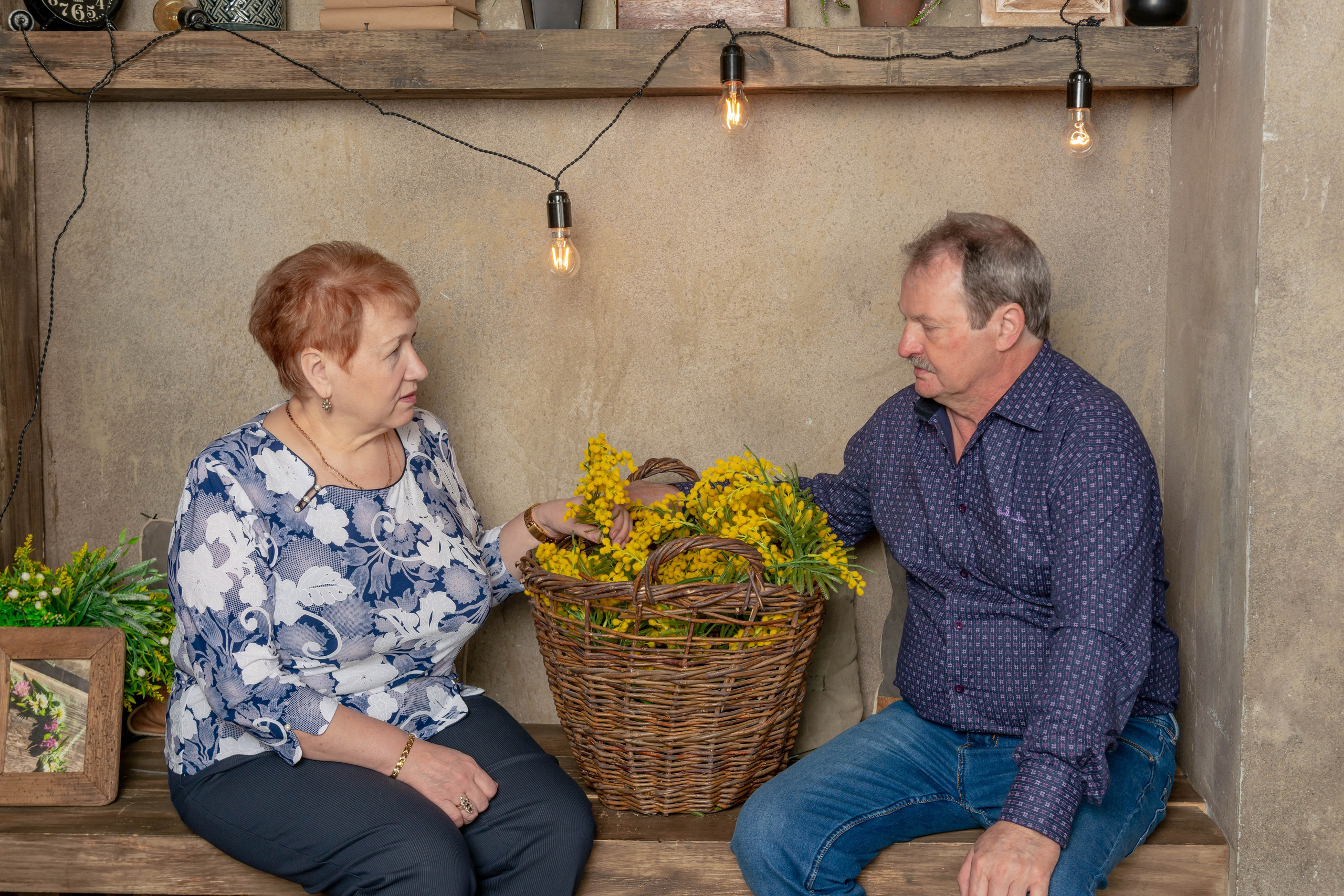 Photosession of a married couple in the studio. FOTÓGRAFO MÉXICO QUINTANA ROO