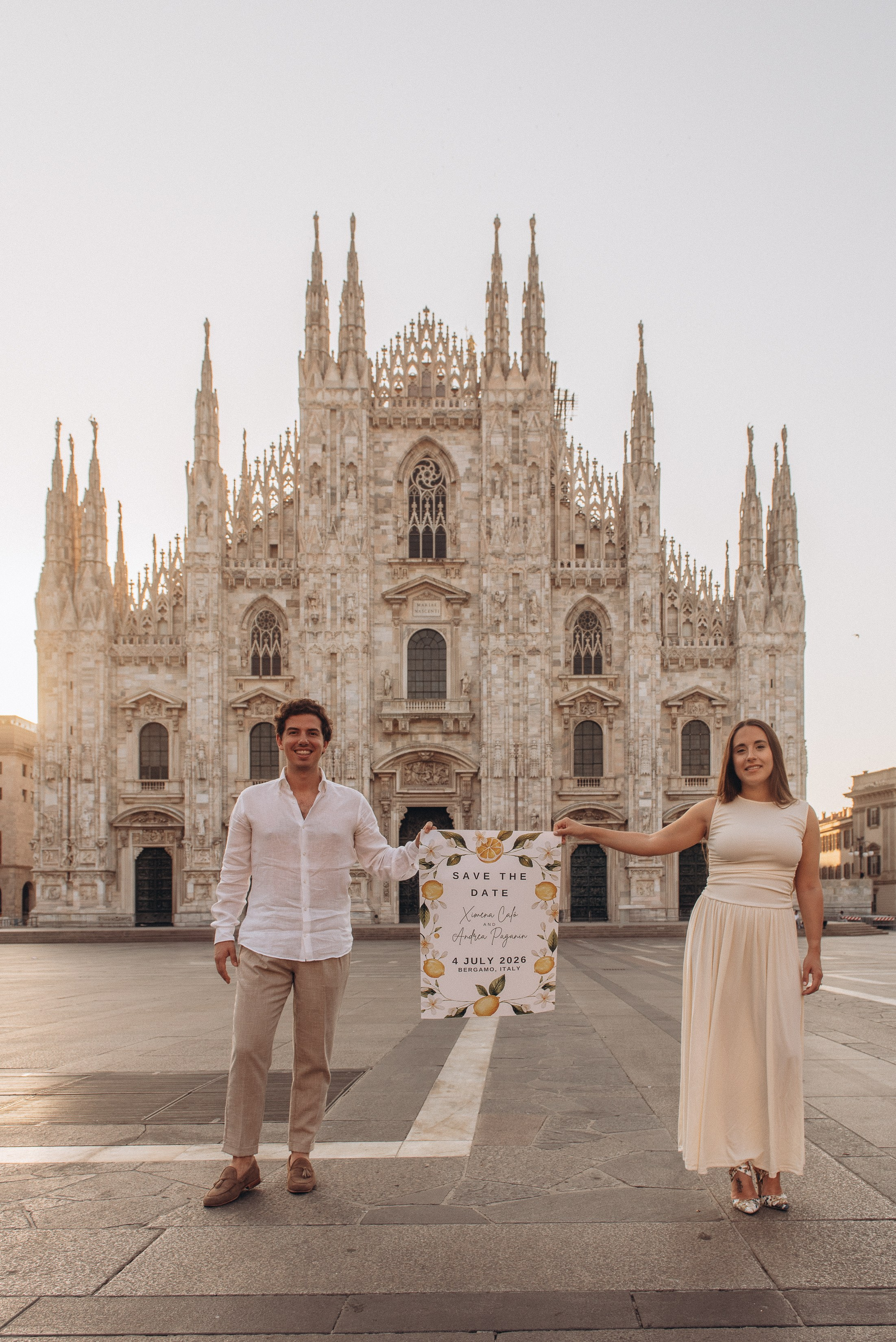 Save the date teaser — Prewedding photoshoot. AnaMilanoFoto | Couple & Wedding Photographer in Milan