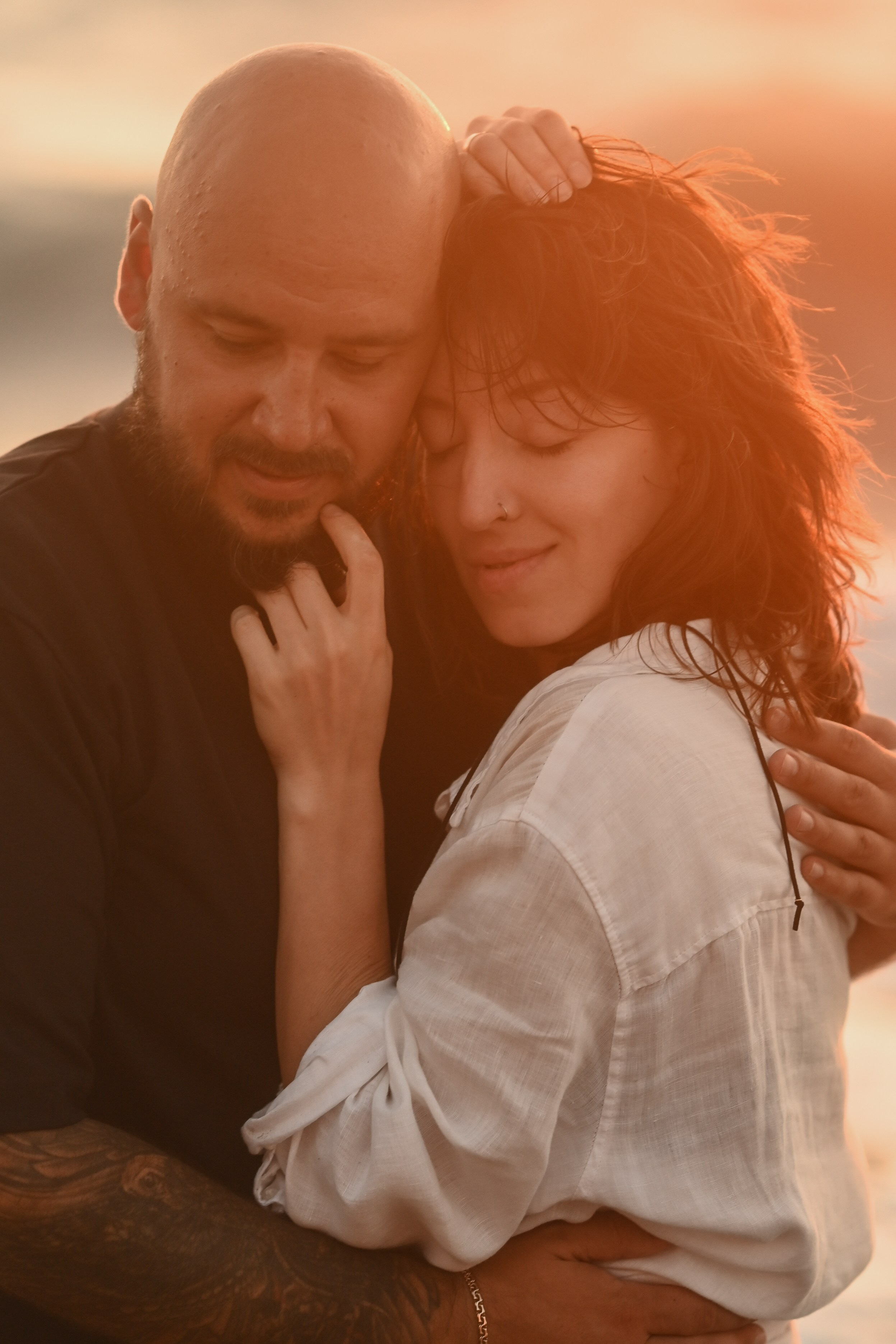 Sunset family photoshoot on the beach Rhodes. Photographer in Rhodes Island