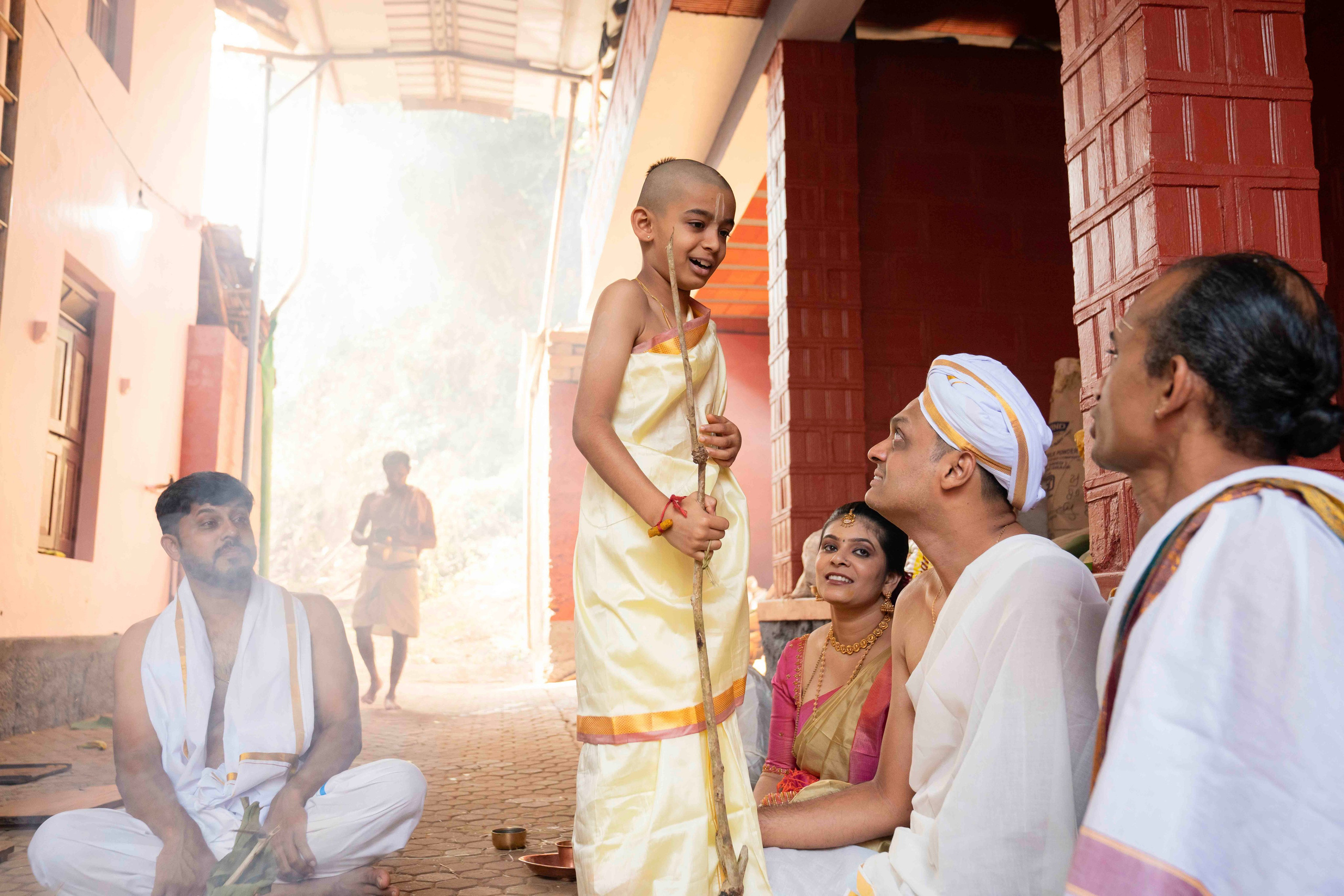 Every corner, all at once — Samanyu’s Upanayana. Documentary Wedding Photo & Film Studio | Truly Yours