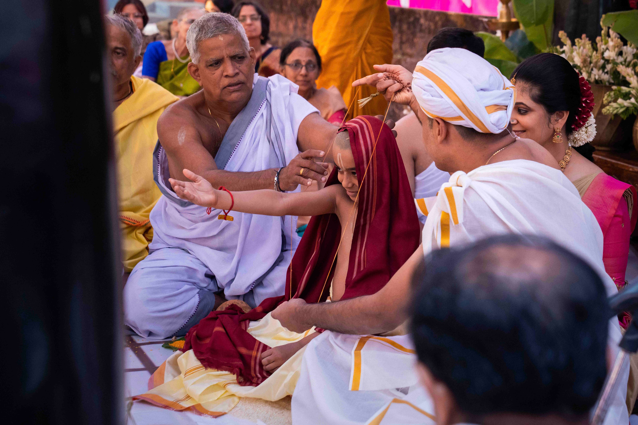 Every corner, all at once — Samanyu’s Upanayana. Documentary Wedding Photo & Film Studio | Truly Yours