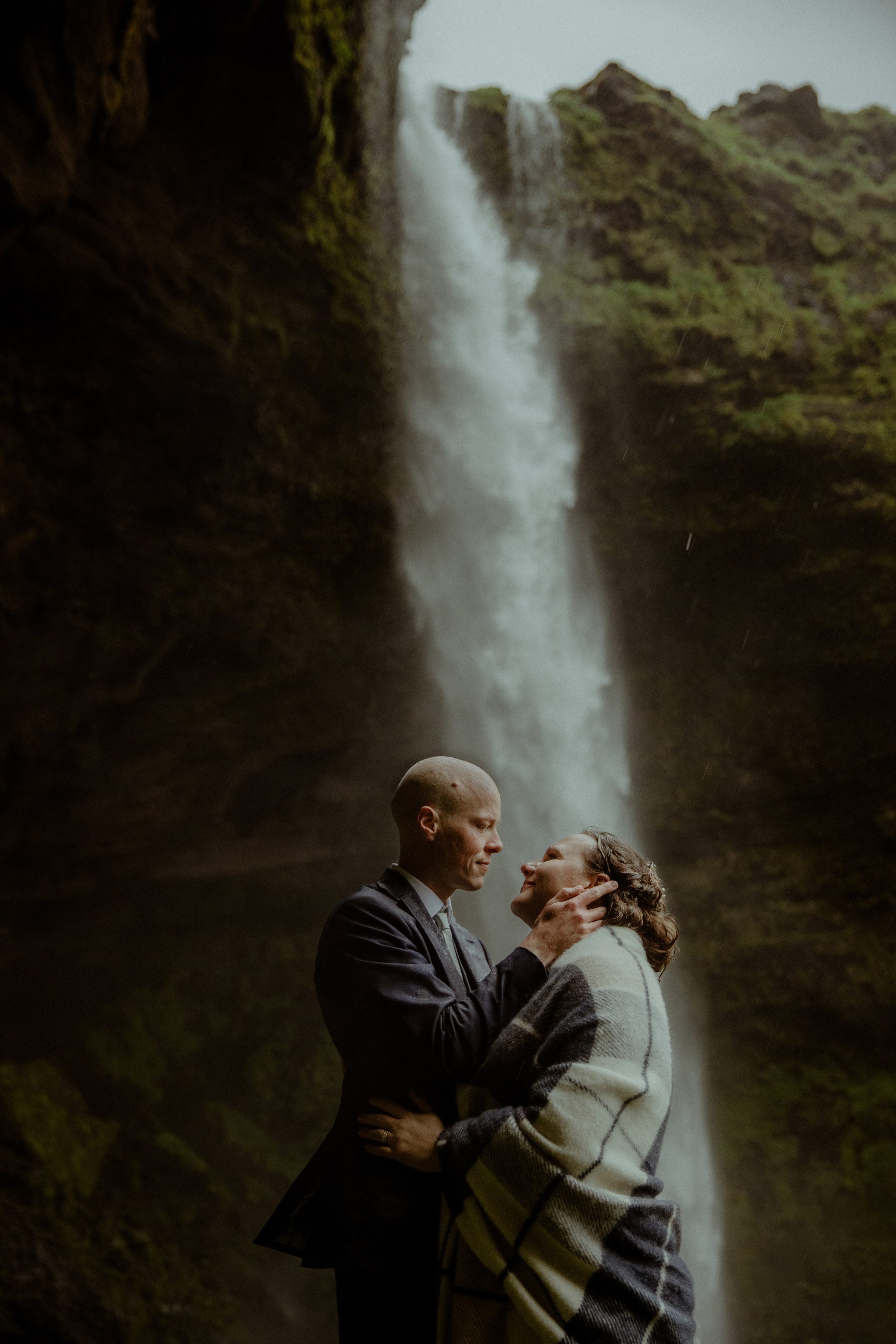 Iceland Elopement at Black Sand Beach. Iceland elopement photographer & videographer