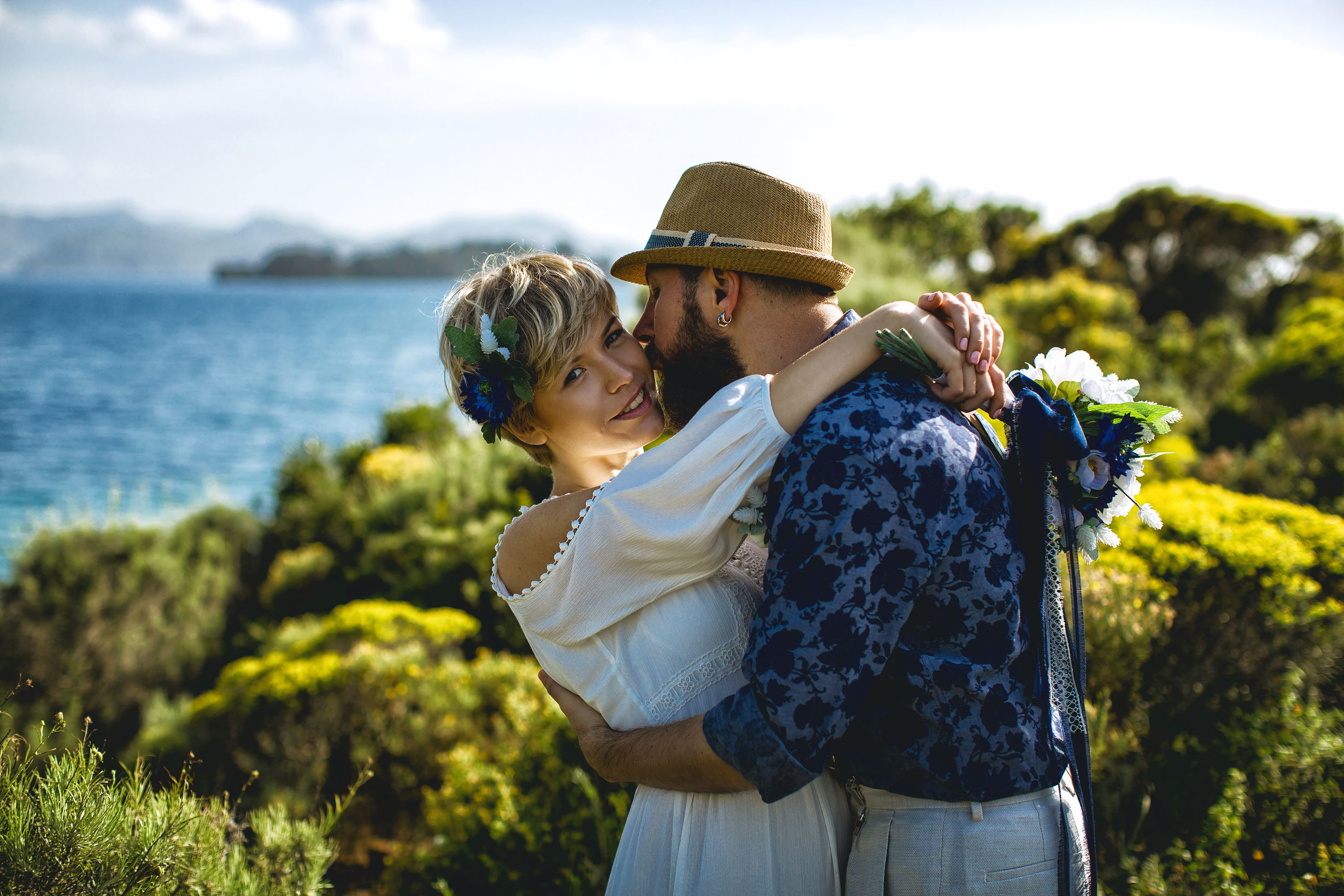Outdoor wedding photo session on the wild rocky beaches of Amazon. Julia Ganch I Fashion Wedding Photography I Cappadocia Turkey