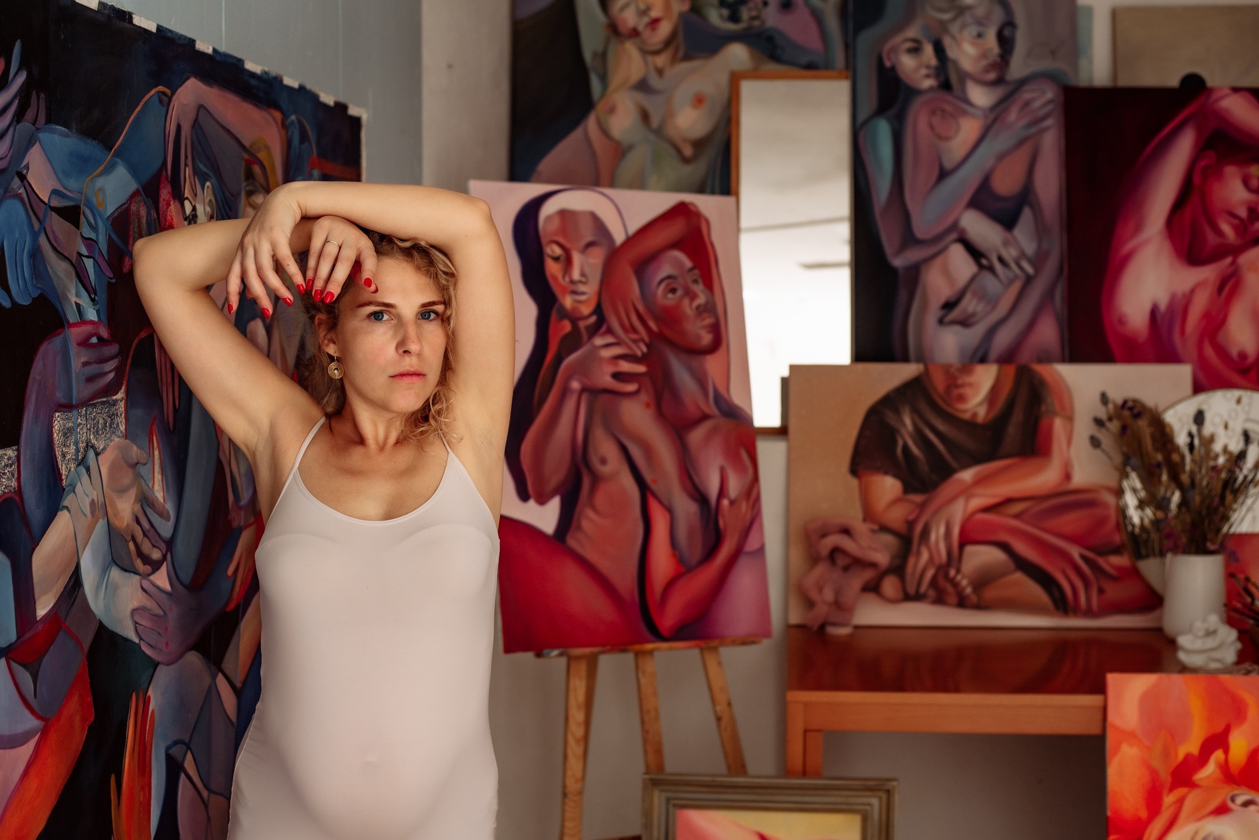 Pintora Alexandra. Фотограф Екатерина Гасанова — фотосессии в Барселоне