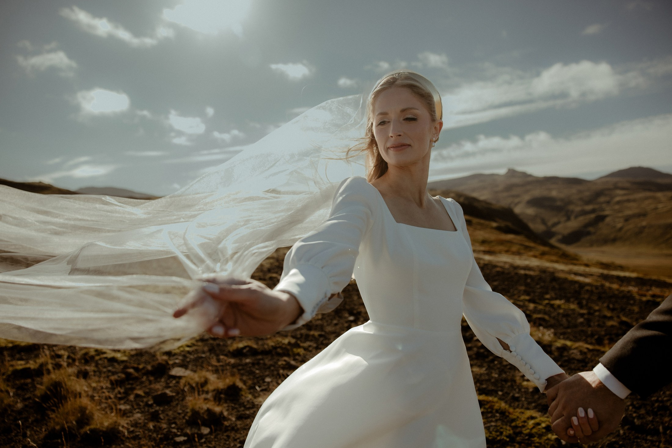 Iceland elopement at Budir Black Church | Snæfellsnes wedding by Iceland elopement photographer & videographer. Iceland elopement photographer & videographer